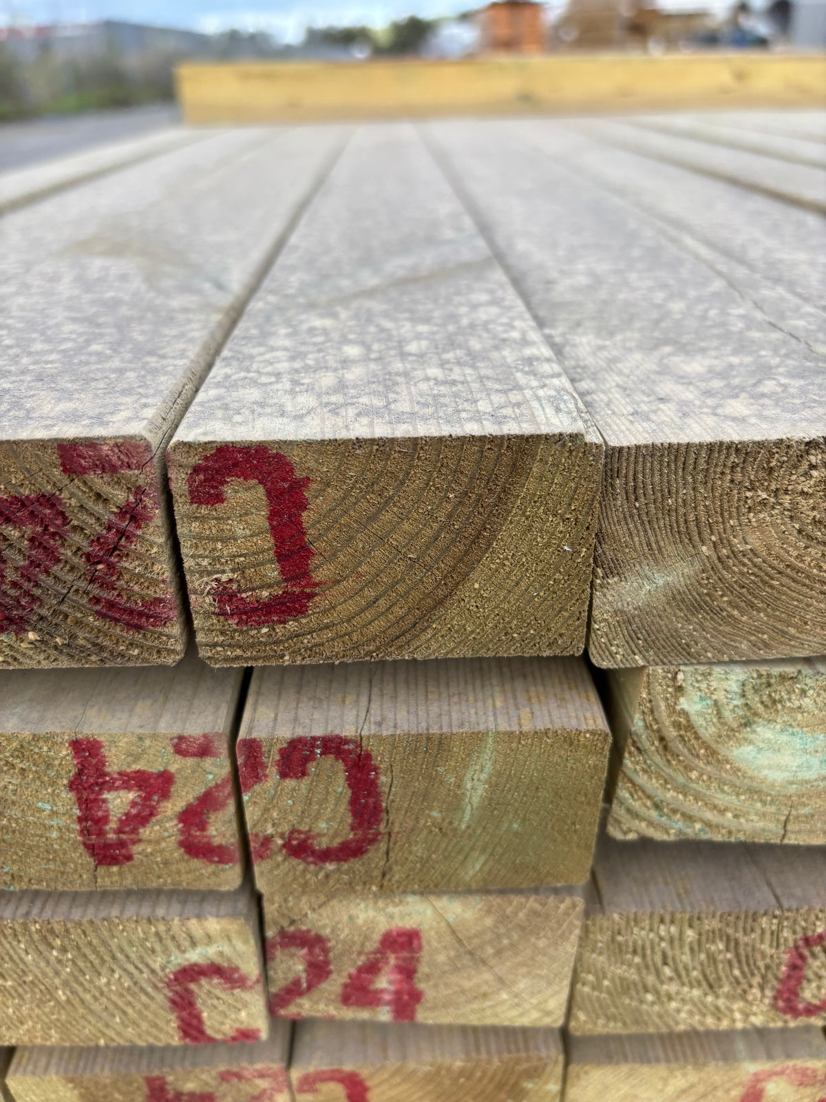 Paket Tryckimpregnerade Reglar 45x70mm, 140st 4,20m