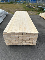 Parti Finsågade Brädor 22x120 mm – 3.60–4.80 m (Andra sortering)