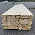 Paket Ytterpanel Enkelfas Halvspont 22x145mm 3.90m Gran 175st