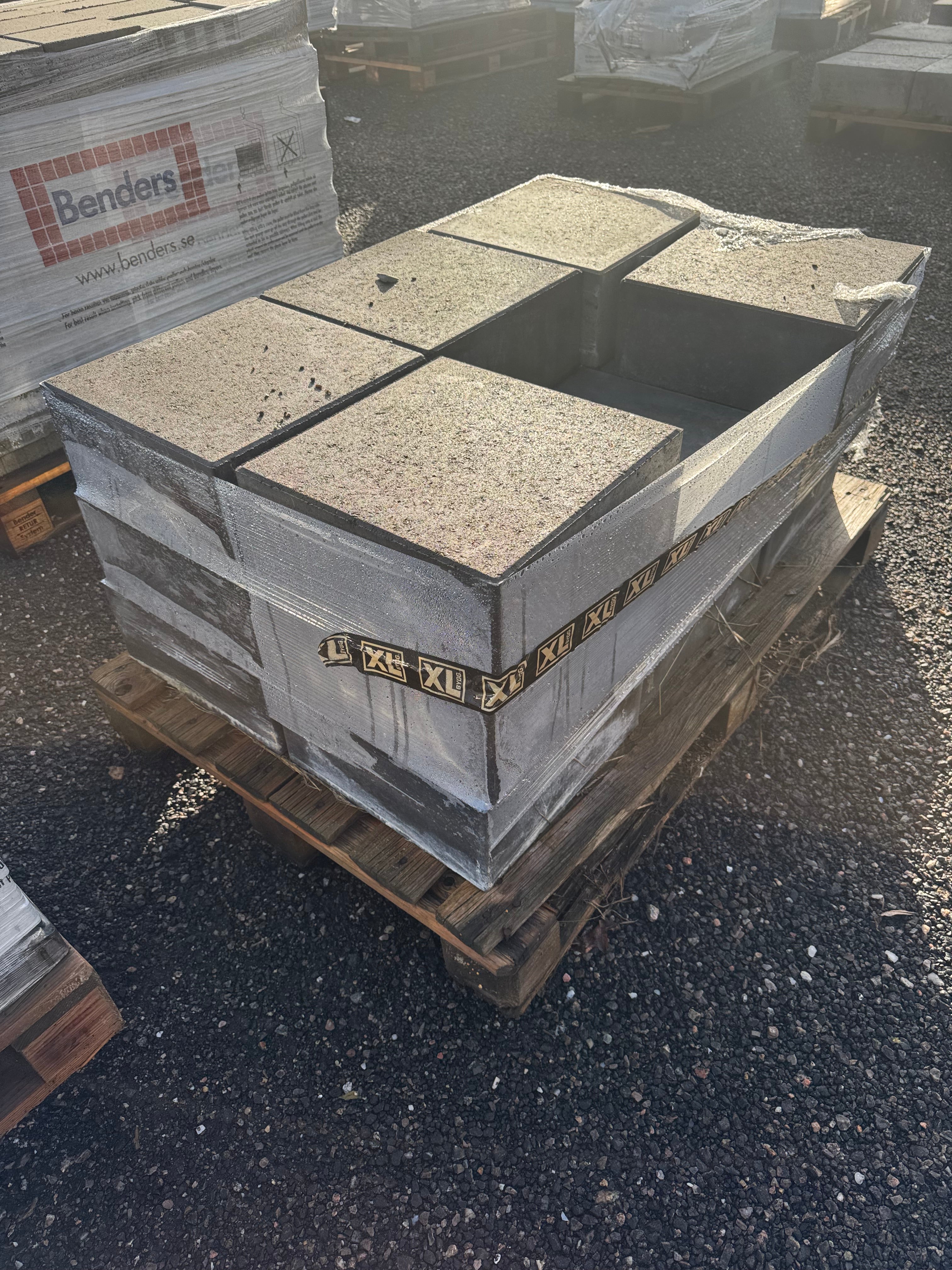 Pall Sten 350x350x150 mm – 17 st (Grafit)