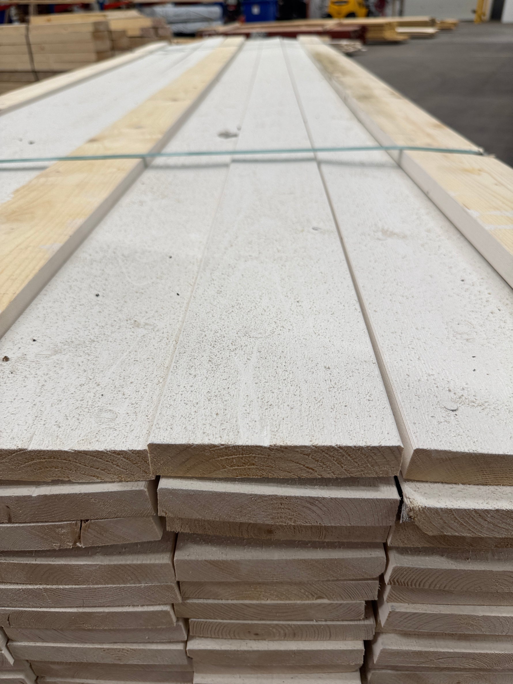 Paket Finsågad Panel 22x120mm 3,60m – 192 st Vit