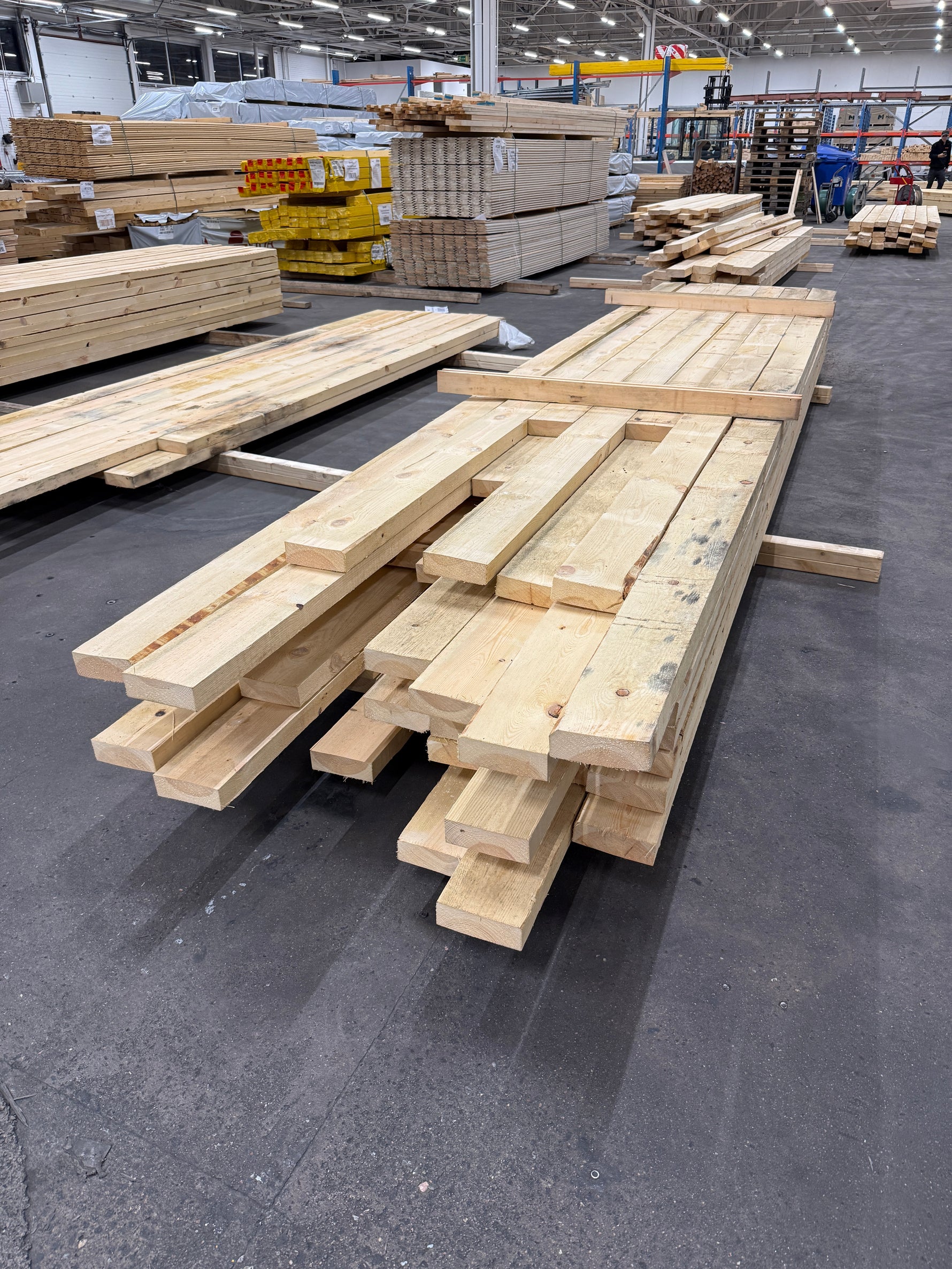 Paket Ohyvlade Reglar 50x147mm (3.60-5.40m) 56st- Furu