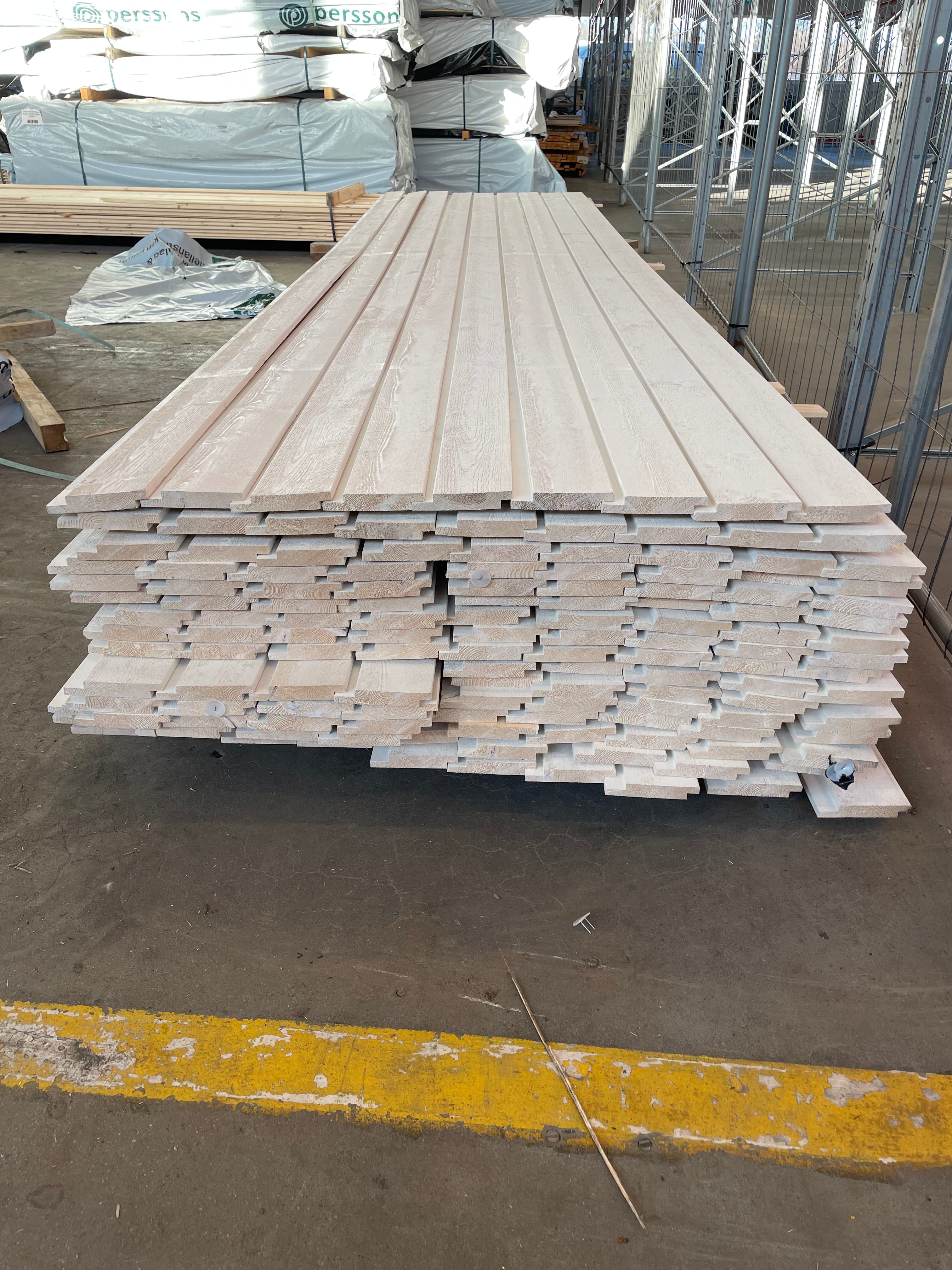 Paket rak falsad spårpanel 22x120 4.20m 144st