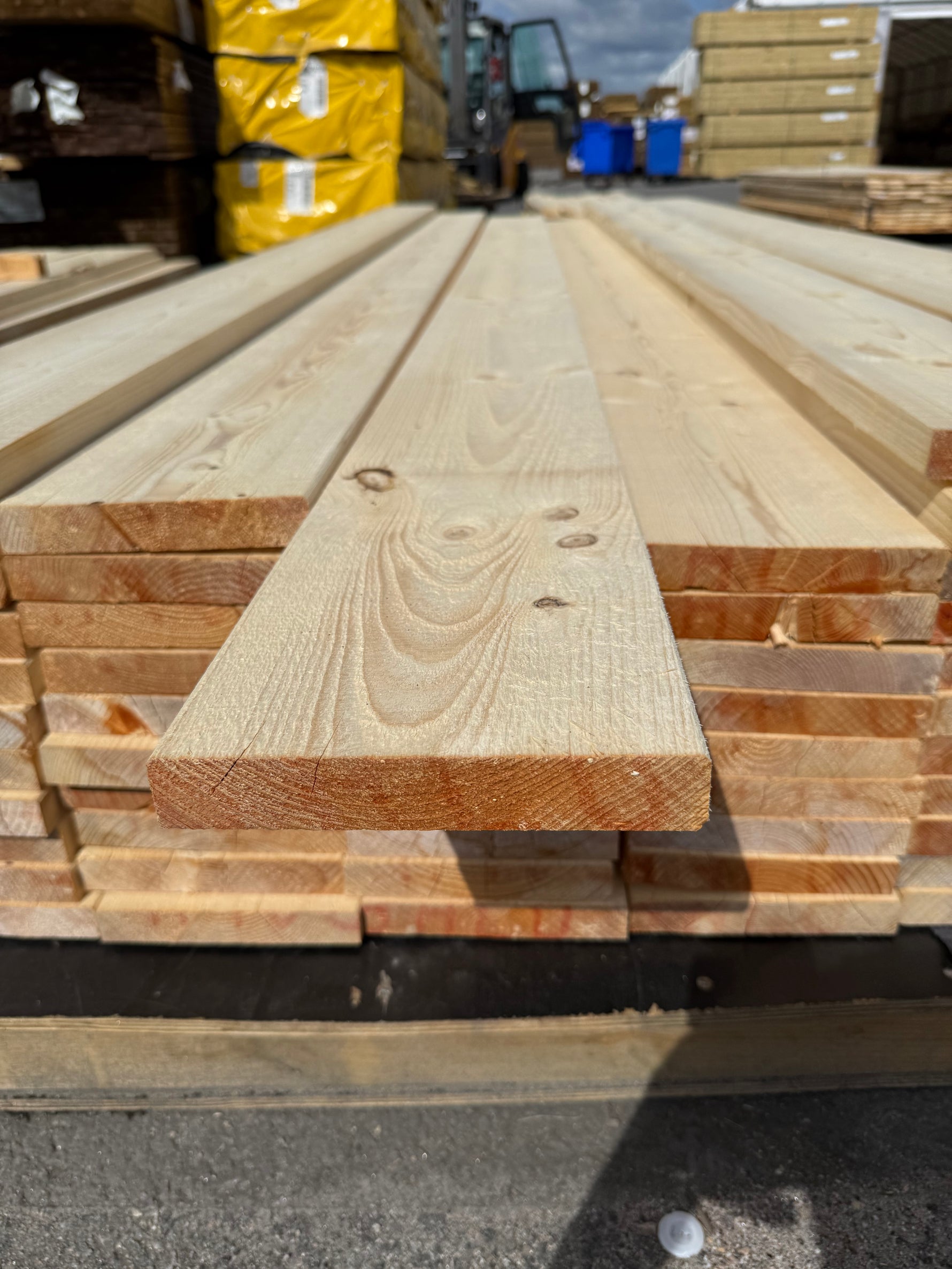 Paket Finsågade Brädor 28x170mm, 62st 3,0m