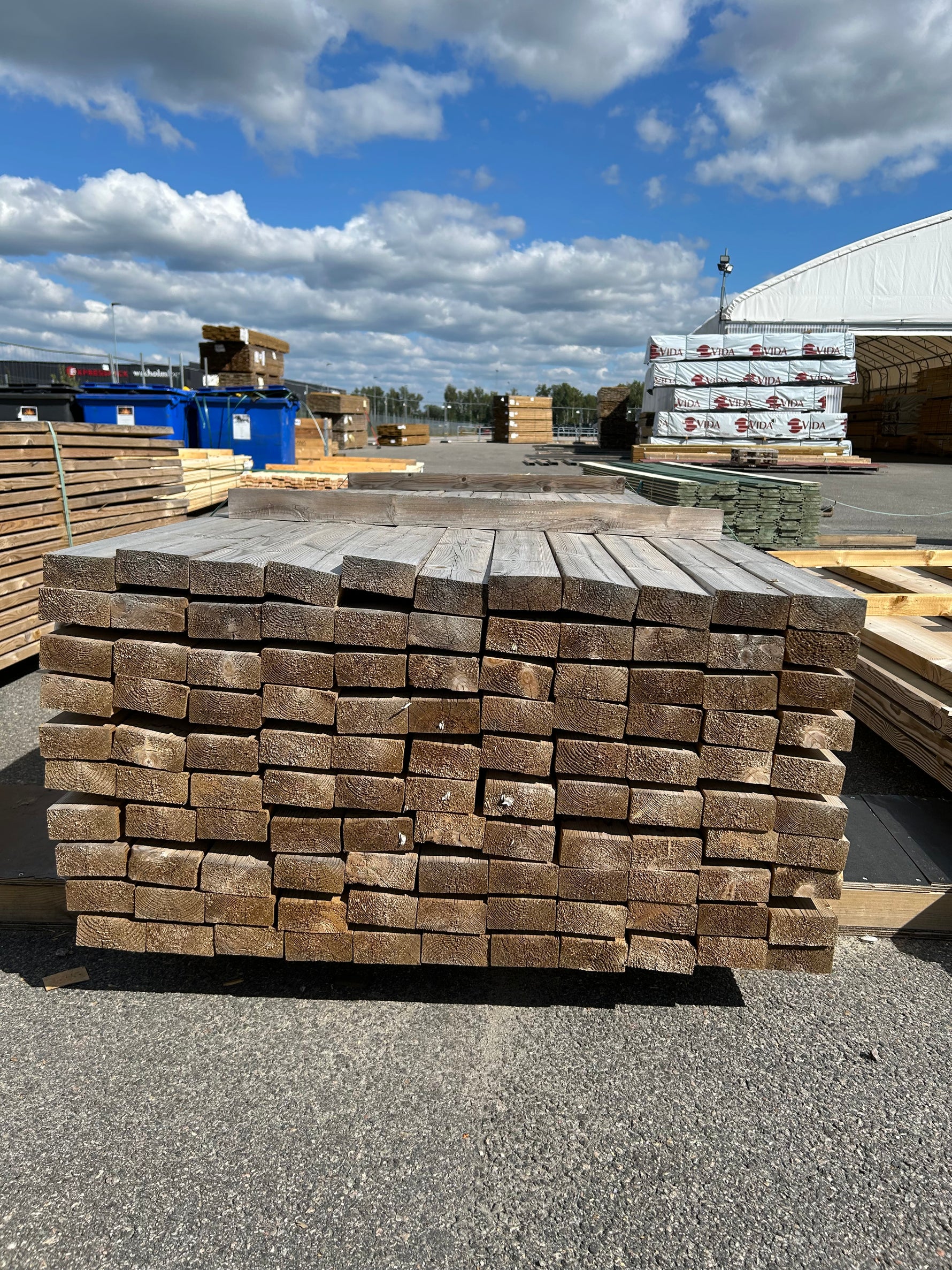 Paket Tryckimpregnerade Reglar 45x95mm 3,30m 110st C14