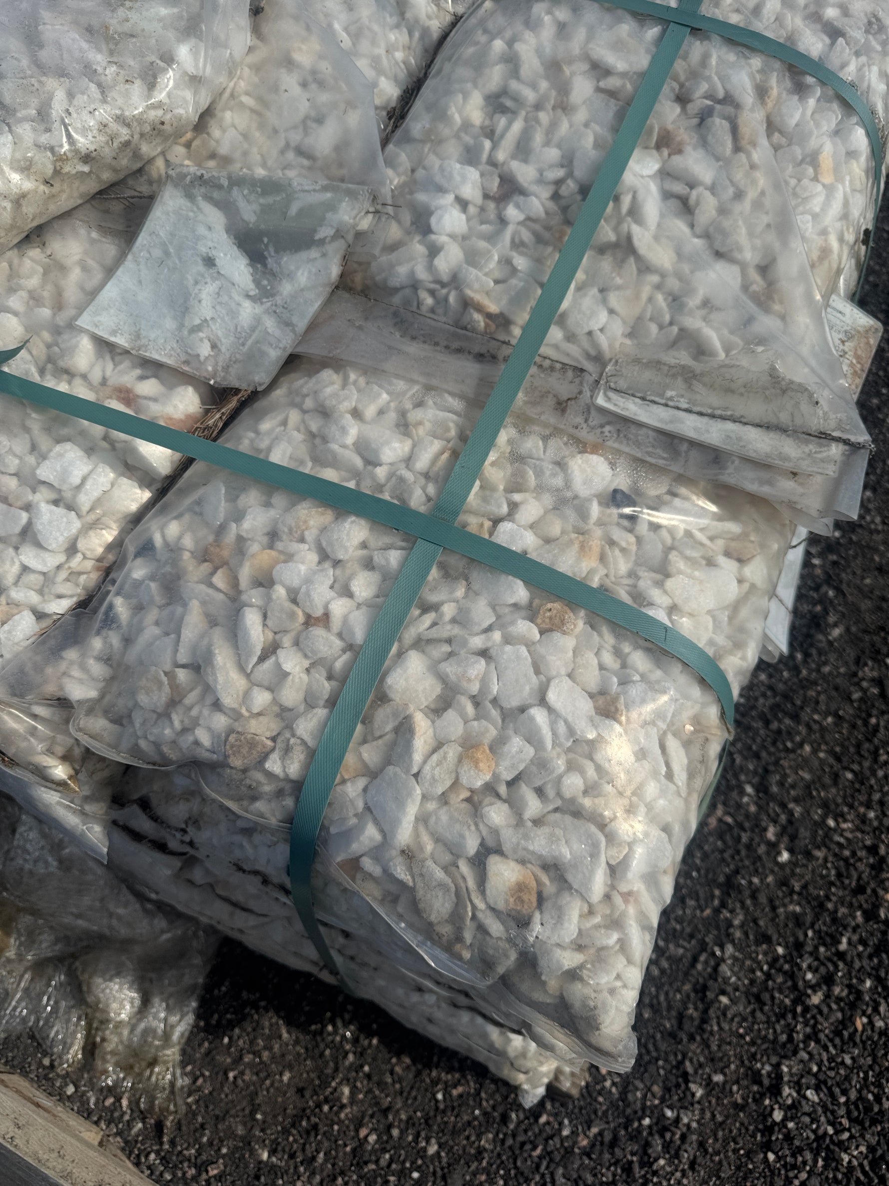 Pall Dekorsten Vit Marmor 10–20mm – 48 säckar