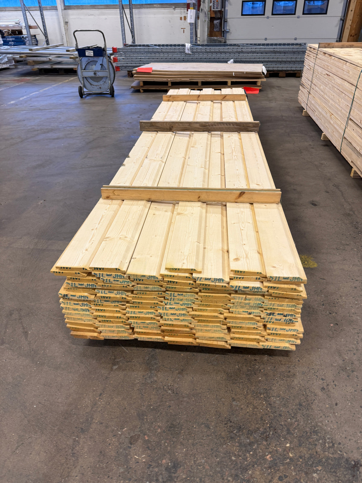 Paket Enkelfas Halvspont 22×145 mm – 3,90 m – 96 st Obehandlad