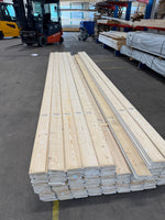 Paket Ytterpanel Enkelfas Halvspont 22x120mm, 4,50m, 127st – Grundmålad