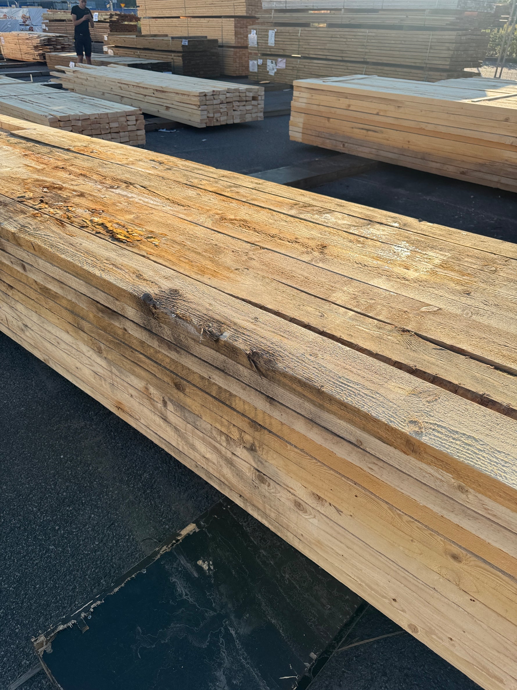 Paket Ohyvlade Reglar 50x150mm 4,00-5,40m 77st Gran