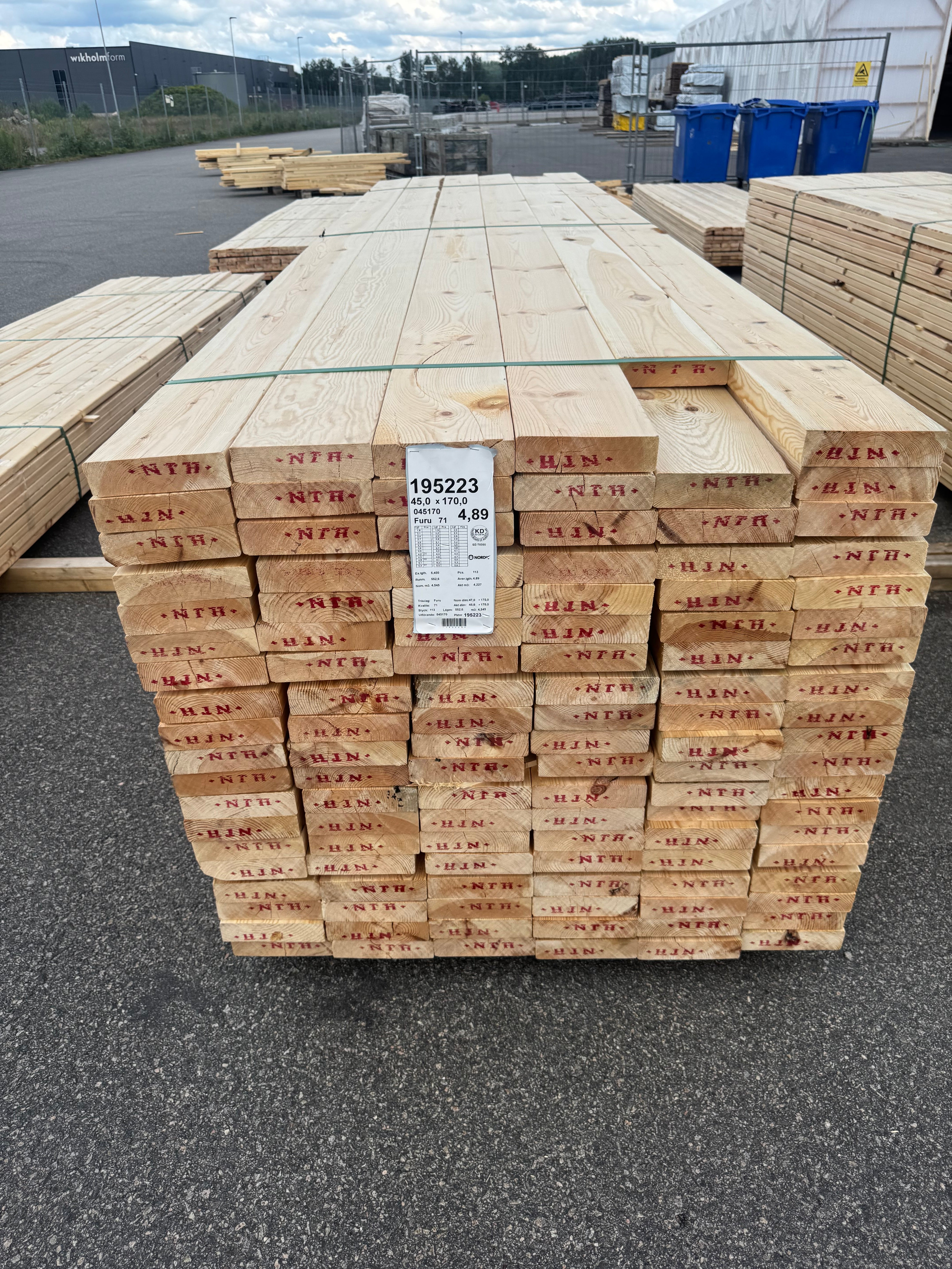 Paket Reglar 45x170 – 113 st (furu)