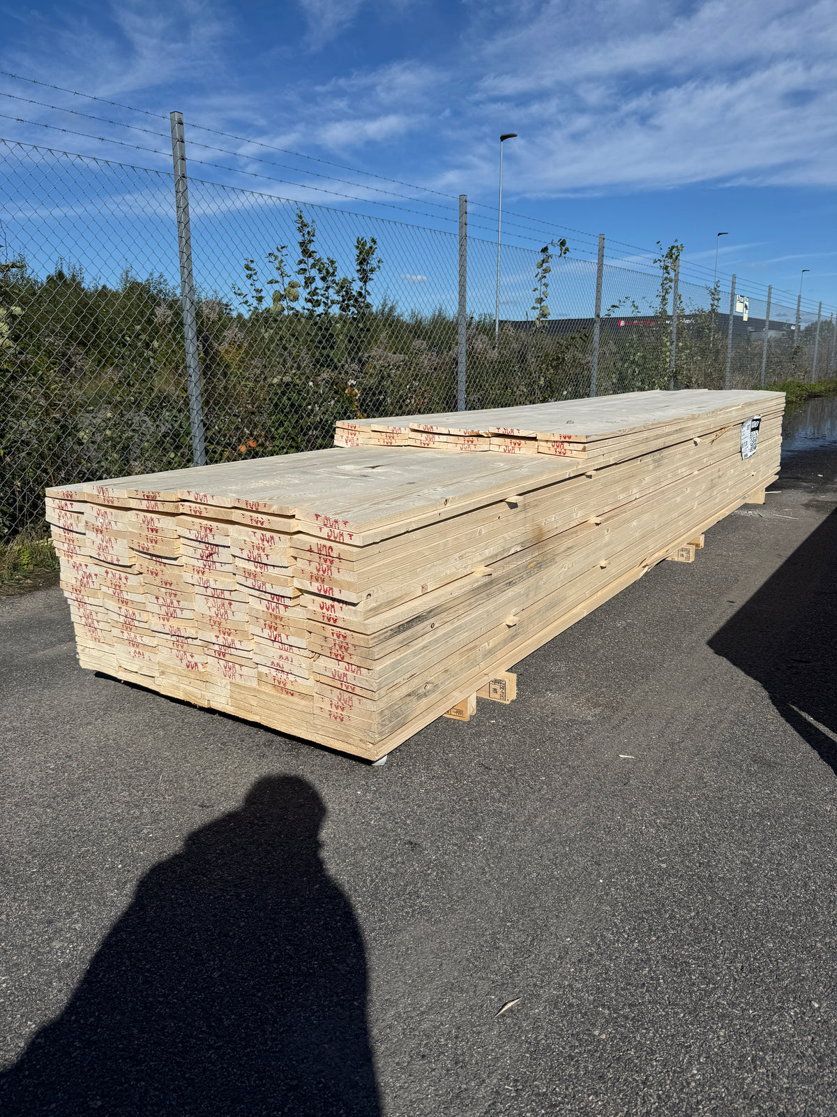 Paket Finsågade Brädor 22x170mm 3,60–4,80m 156st (Andra Sortering)