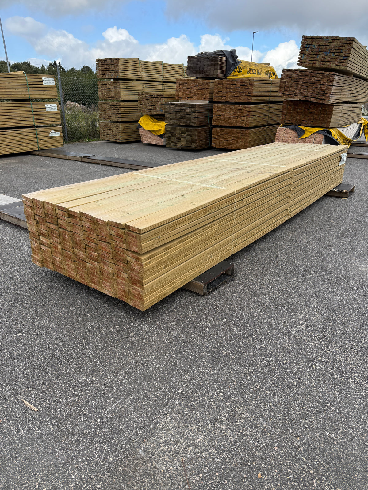 Paket Tryckimpregnerad Trall 28x120mm, 153st 4,20m (G4-2)