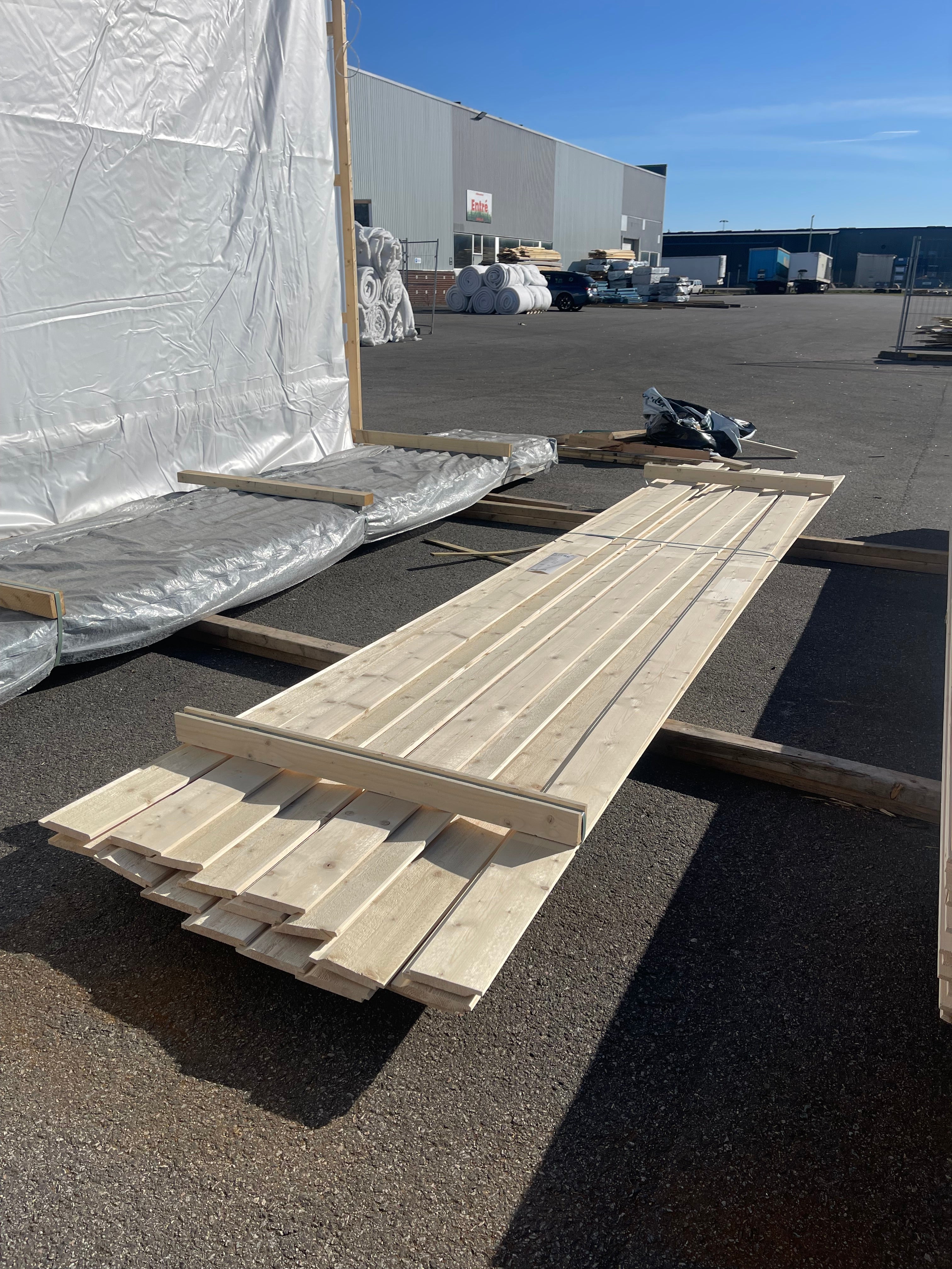 Paket Ytterpanel 22x145 mm – 4,80 m – 17 st