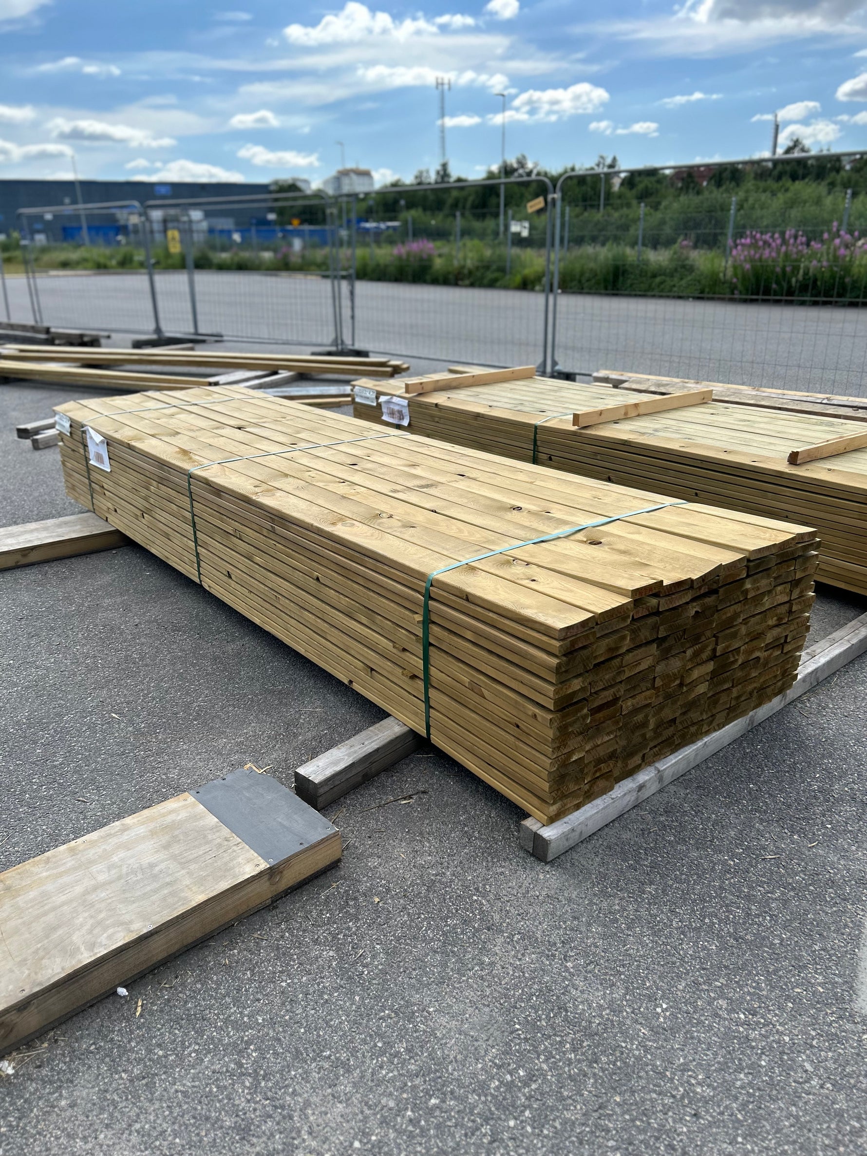 Paket Trall Furu 28x120mm 3,90m 144st Impregnerad B-sortering