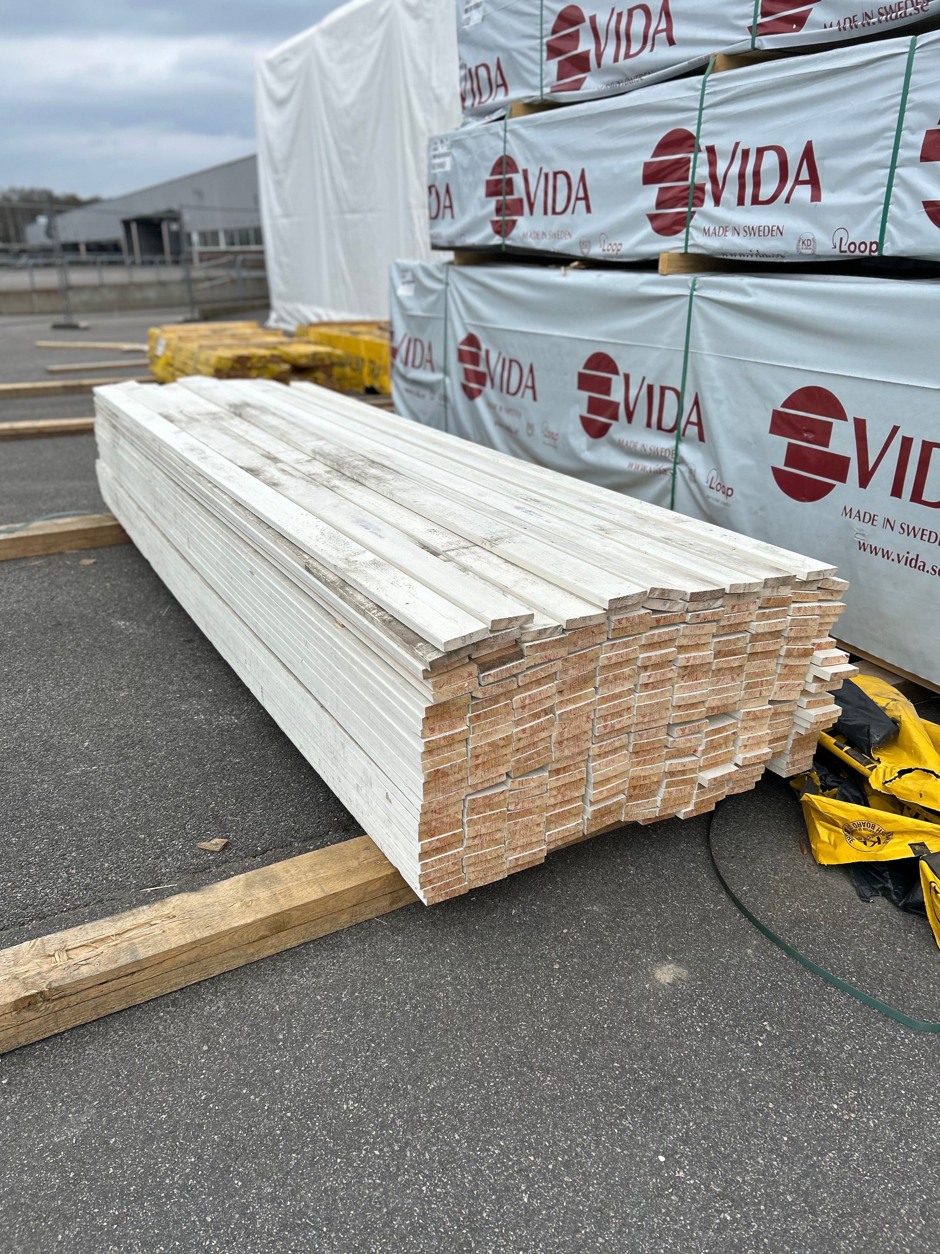 Paket Finsågade brädor 22x95mm 3.60m 253st