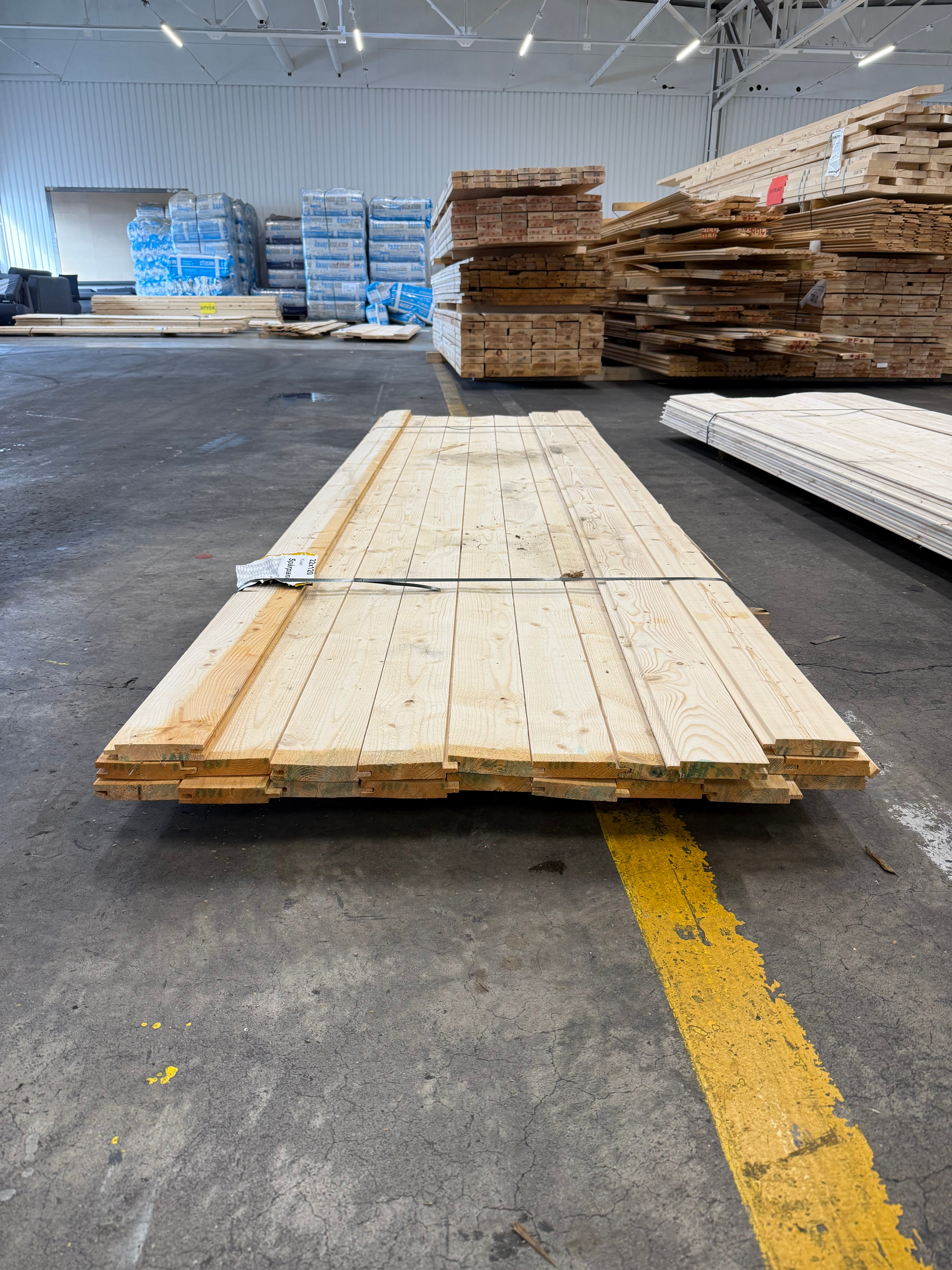 Paket Spårpanel 22x120mm 21st 3.30m