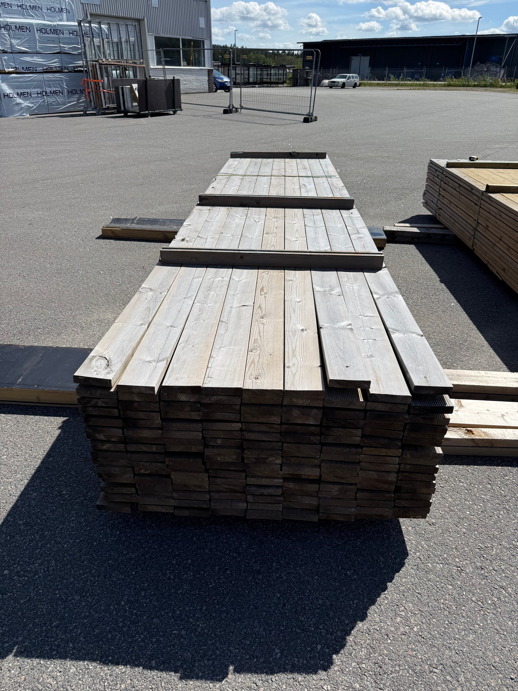 Paket Tryckimpregnerad Rillad Trall 28x120mm, 144st 4.80m