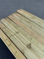 Paket Tryckimpregnerad Rillad Trall 28x120mm, 144st 5.10m- Väderbitet