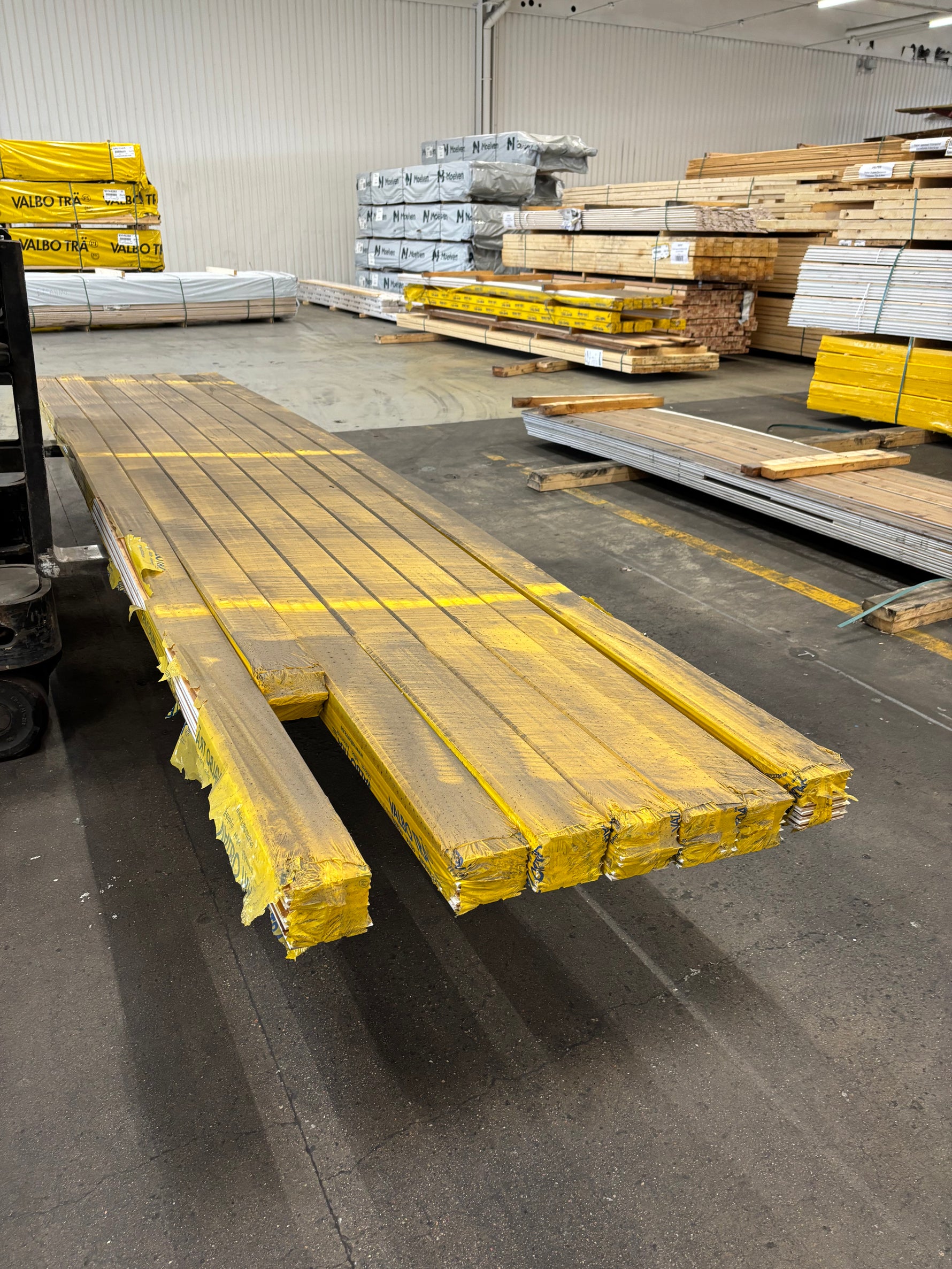 Parti Innerpanel 15x120mm Slät Vit (4.10-4.78m) 24,75kvm