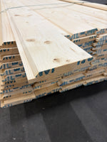 Paket Ytterpanel Dubbelfas 22x145mm, 4,2 m – 79 st- Obehandlad
