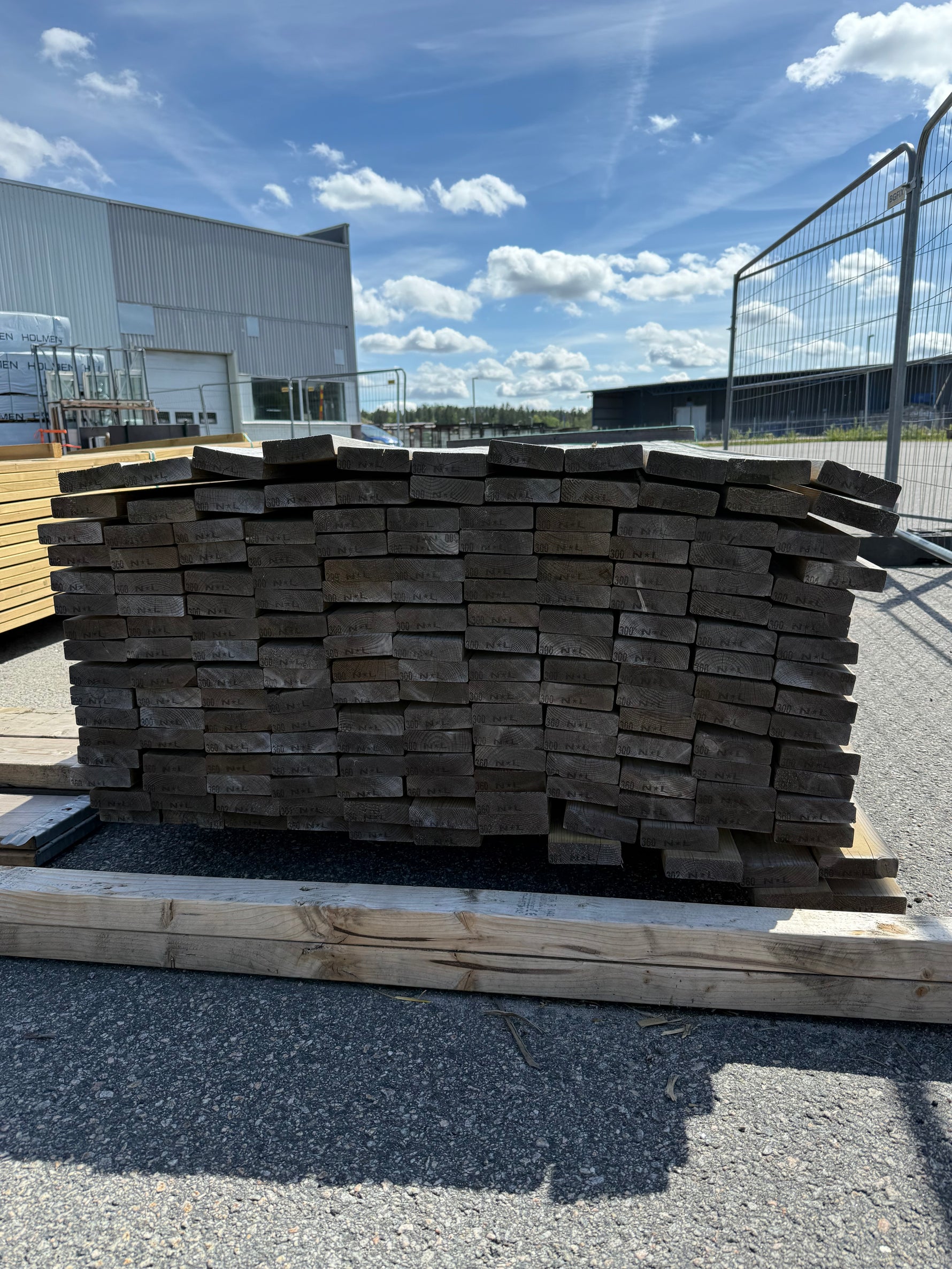 Paket Tryckimpregnerad Trall 28x95mm, 176st 3.0m (Väderbitet)