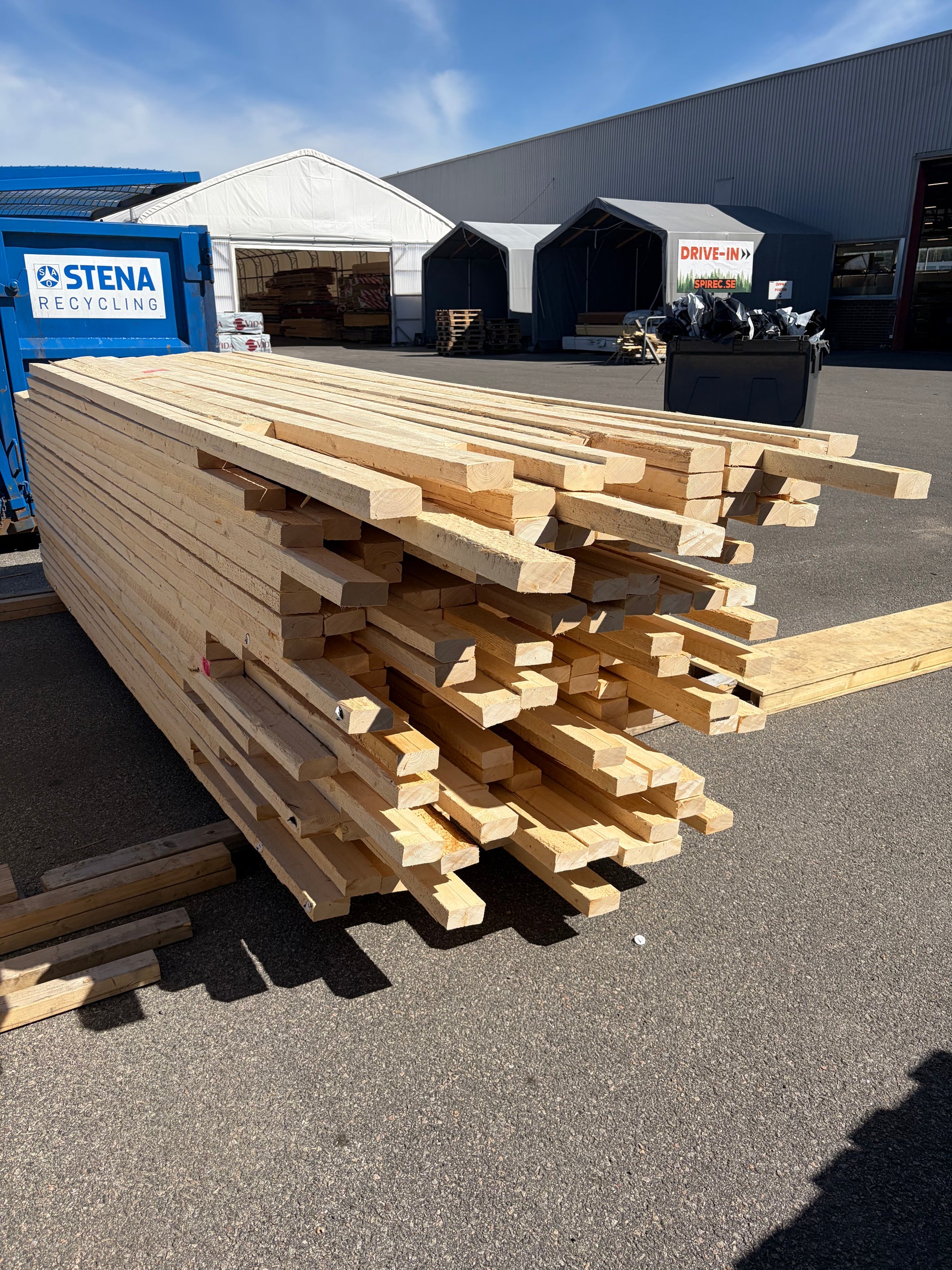 Paket Ohyvlade Reglar 45x90mm, 276st (2,7–3,9m) - Spirec