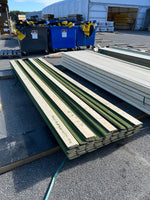 Paket Falsad Spårpanel 22x120mm 3,90m 56st (Grön Slamfärg)