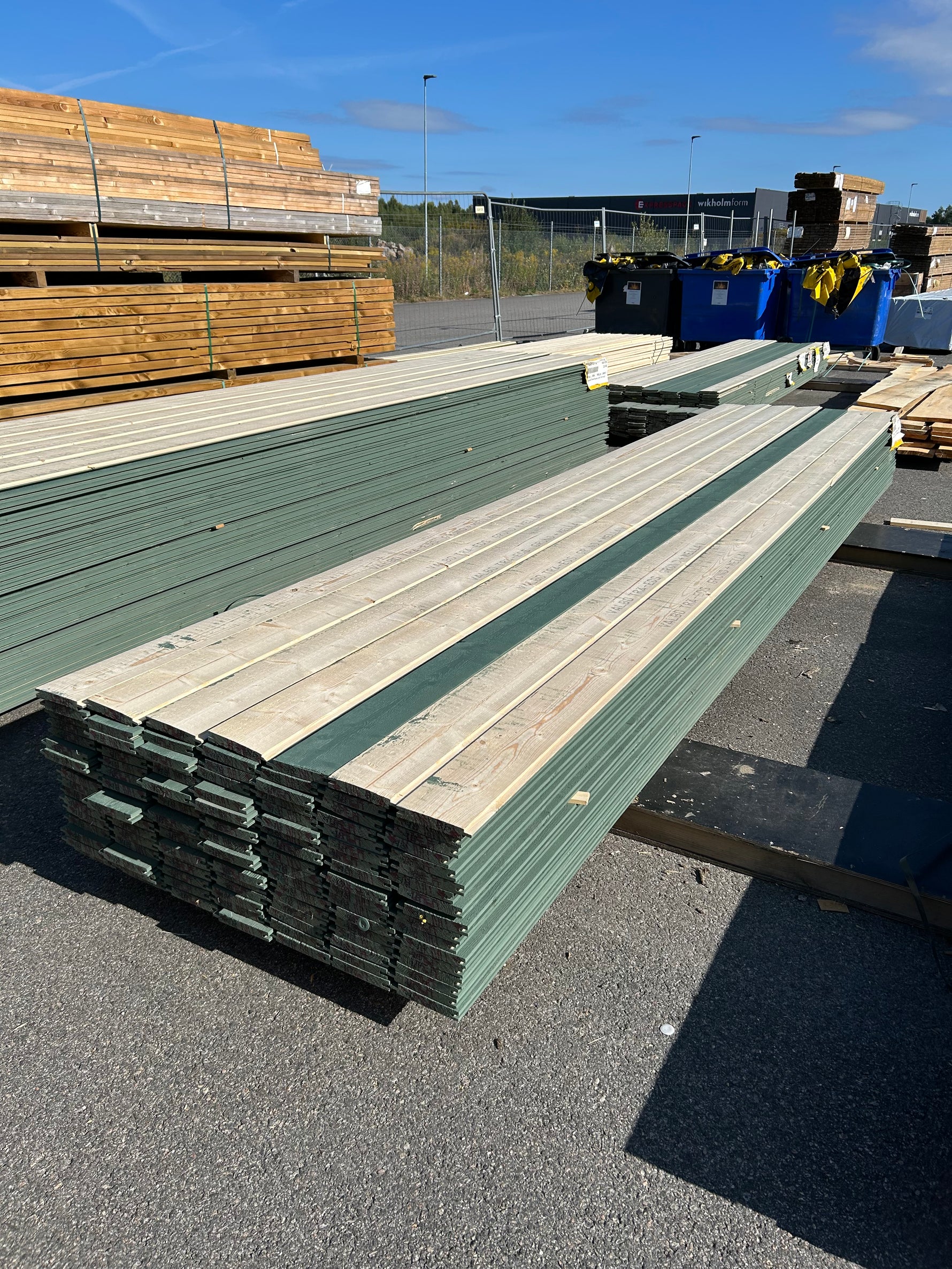 Paket Spontad Spårpanel 22x145mm 4,80m 119st Gran- Mellanstruken