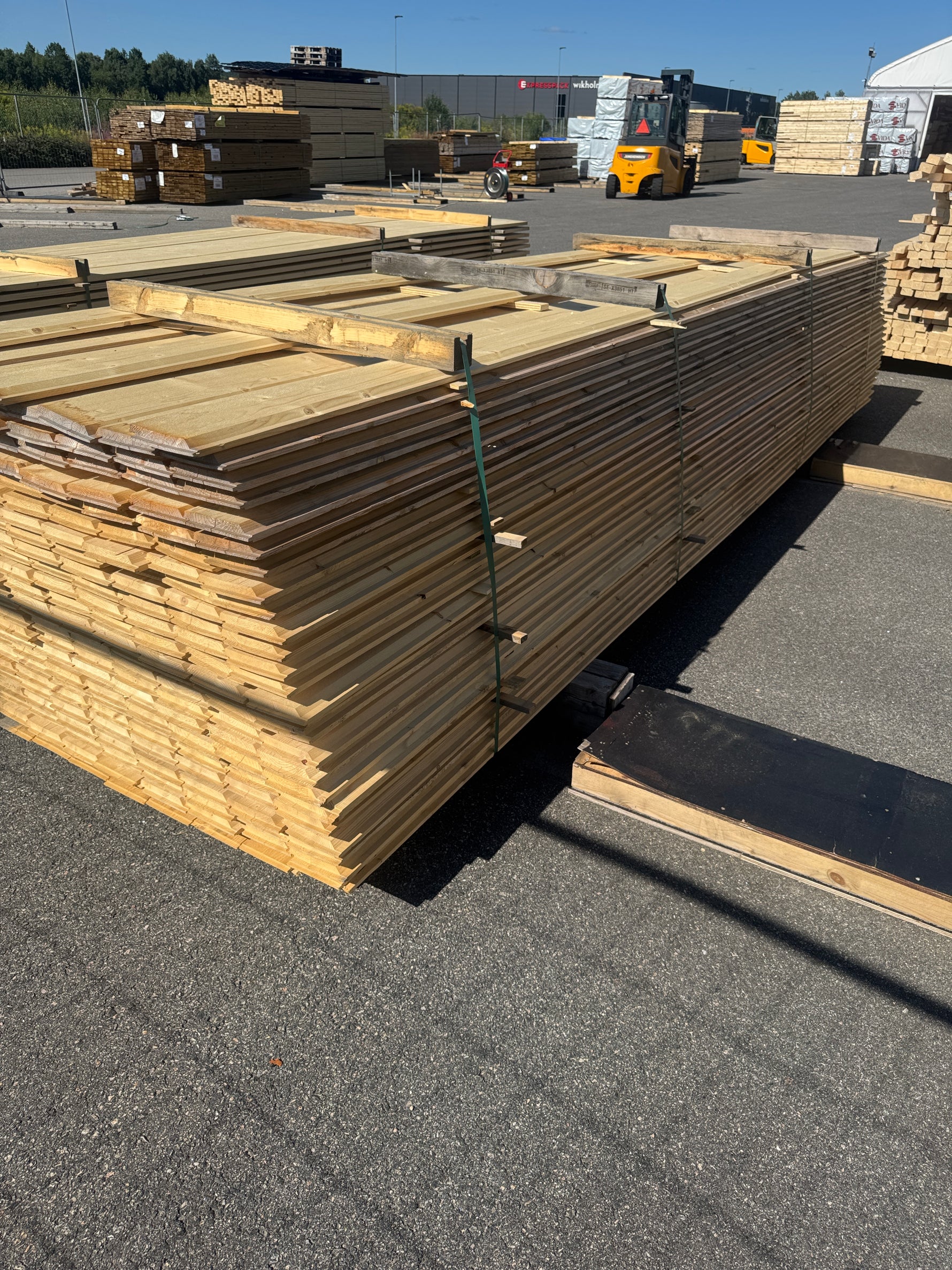 Paket Ytterpanel 22x145mm 4,80m 203st Obehandlad