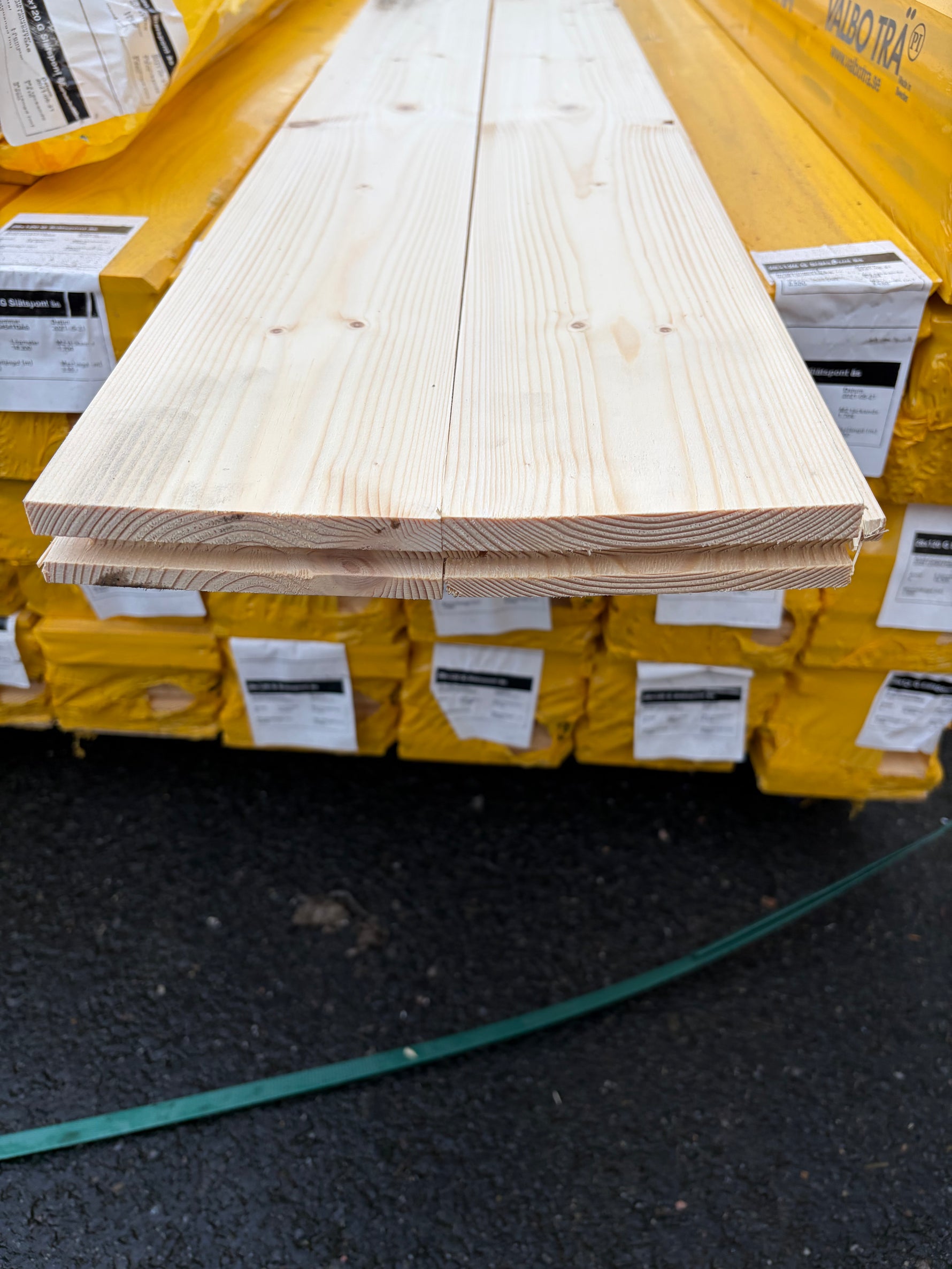 Paket Slätspont 28x120mm, 74,33kvm 4.80–5.40m (Sekunda)
