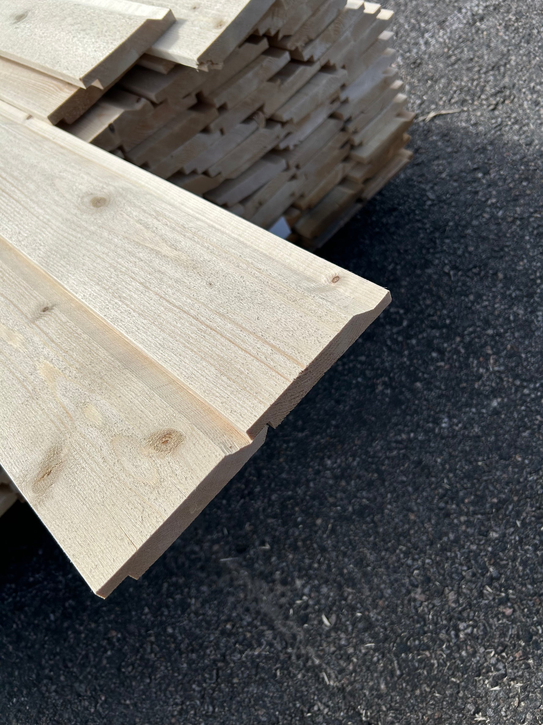 Paket Enkelfas Halvspont 22x120 mm – 4,80 m (Andra sortering)
