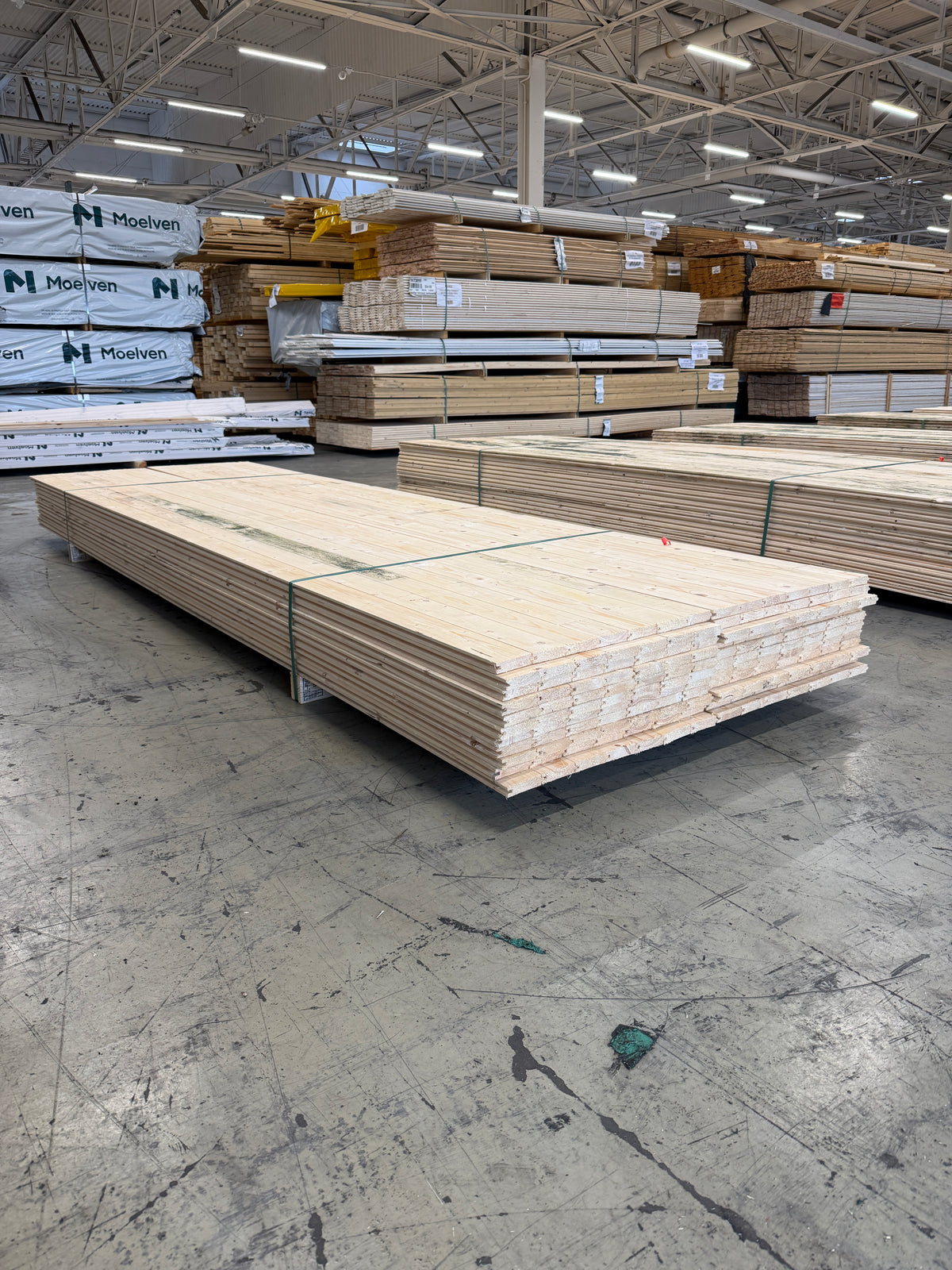 Parti Råspontluckor 20x540x3600mm 22st (Fuktskadat)