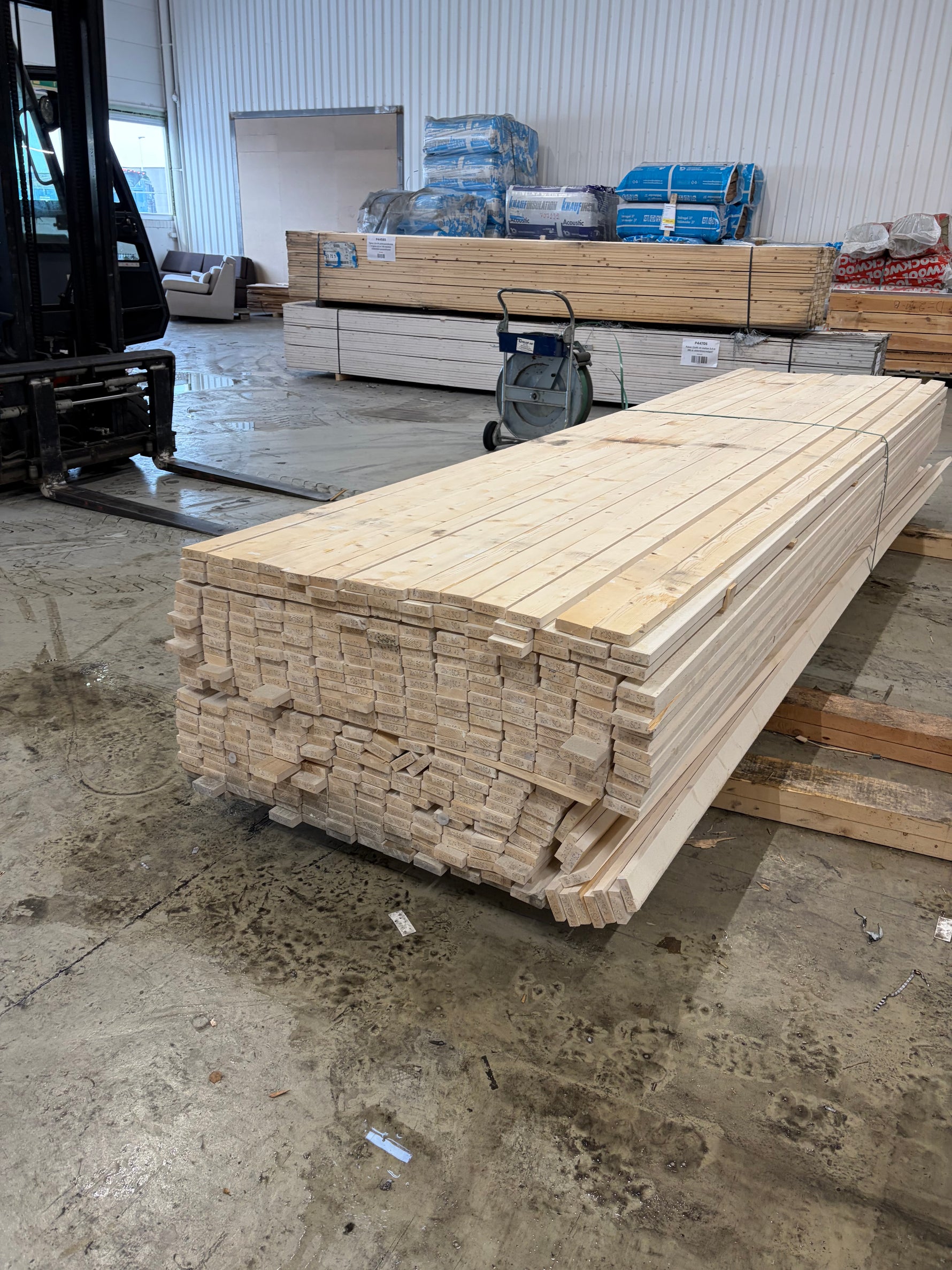 Paket Finsågade Brädor 22x70mm, 375st 4,20m (Vit) - Spirec