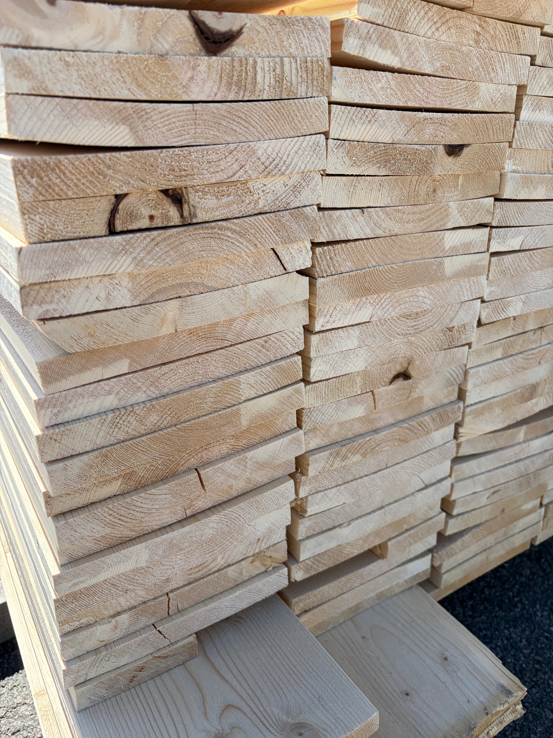 Paket Ytterpanel 22x195mm, 139st 3,60–5,40m (Andra sortering)