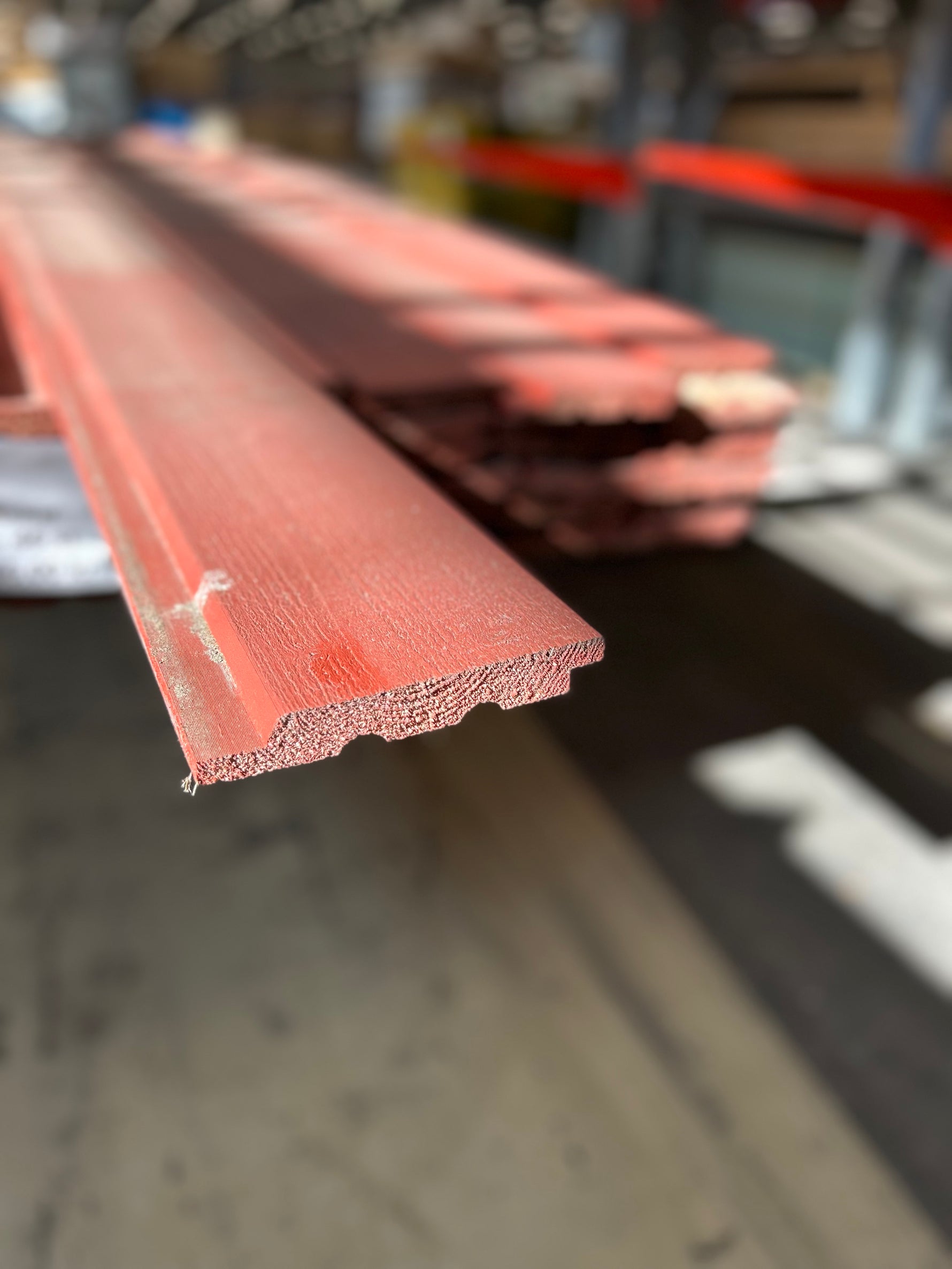 Paket Ytterpanel Falsad Enkelfas 21x147 mm – 46 st (5,10 m, Brandröd)