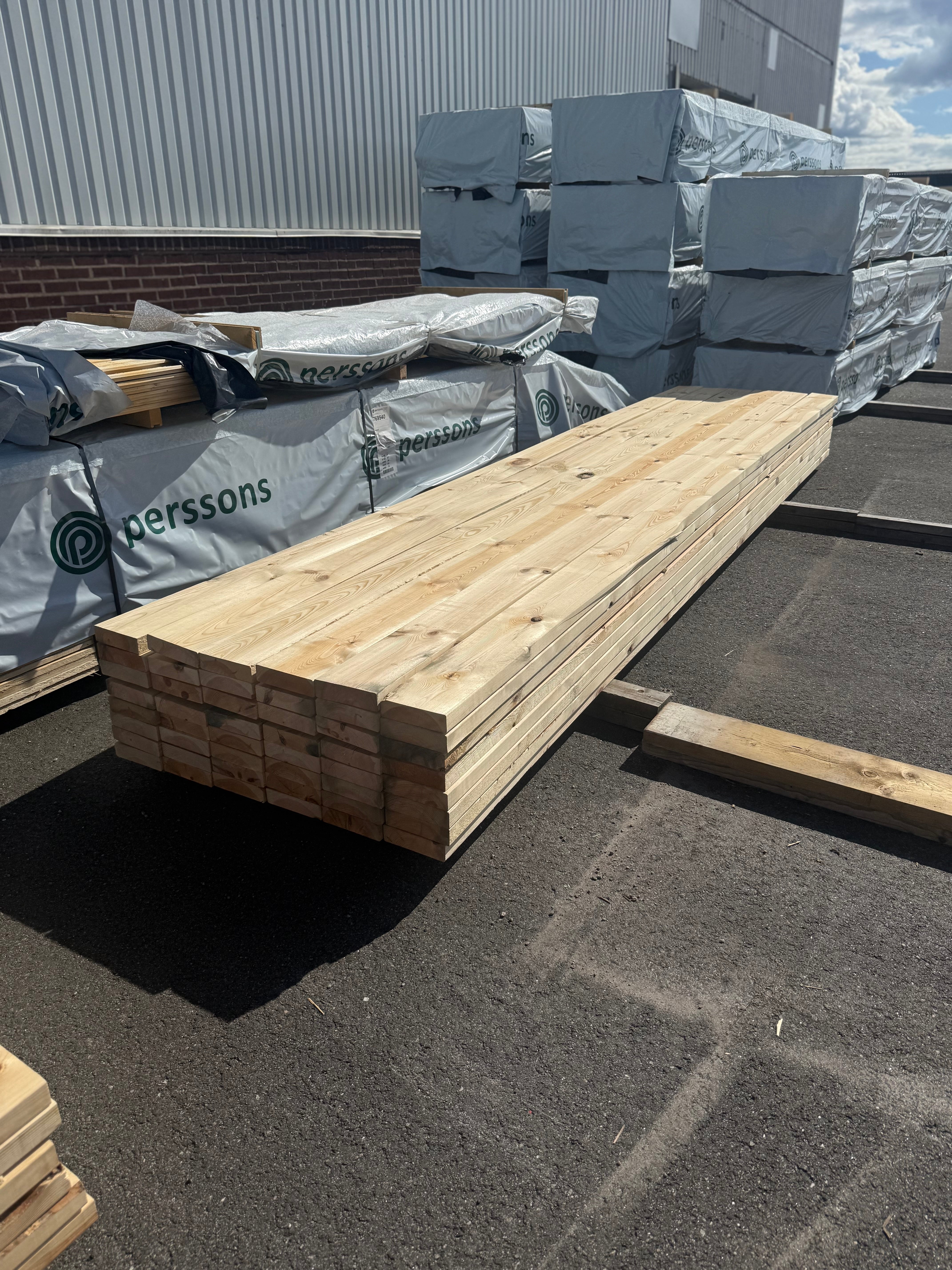 Paket Reglar 45x170mm- 4.80m 48st Furu