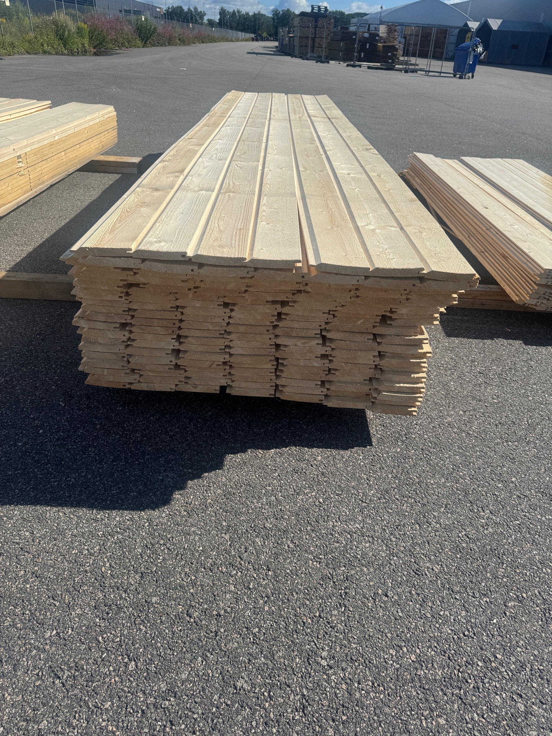 Paket Ytterpanel 22x145mm 4,50m 147st Obehandlad