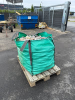 Dekorsten 60–90 mm – Sjösten Svart/Vit (säljs per säck)