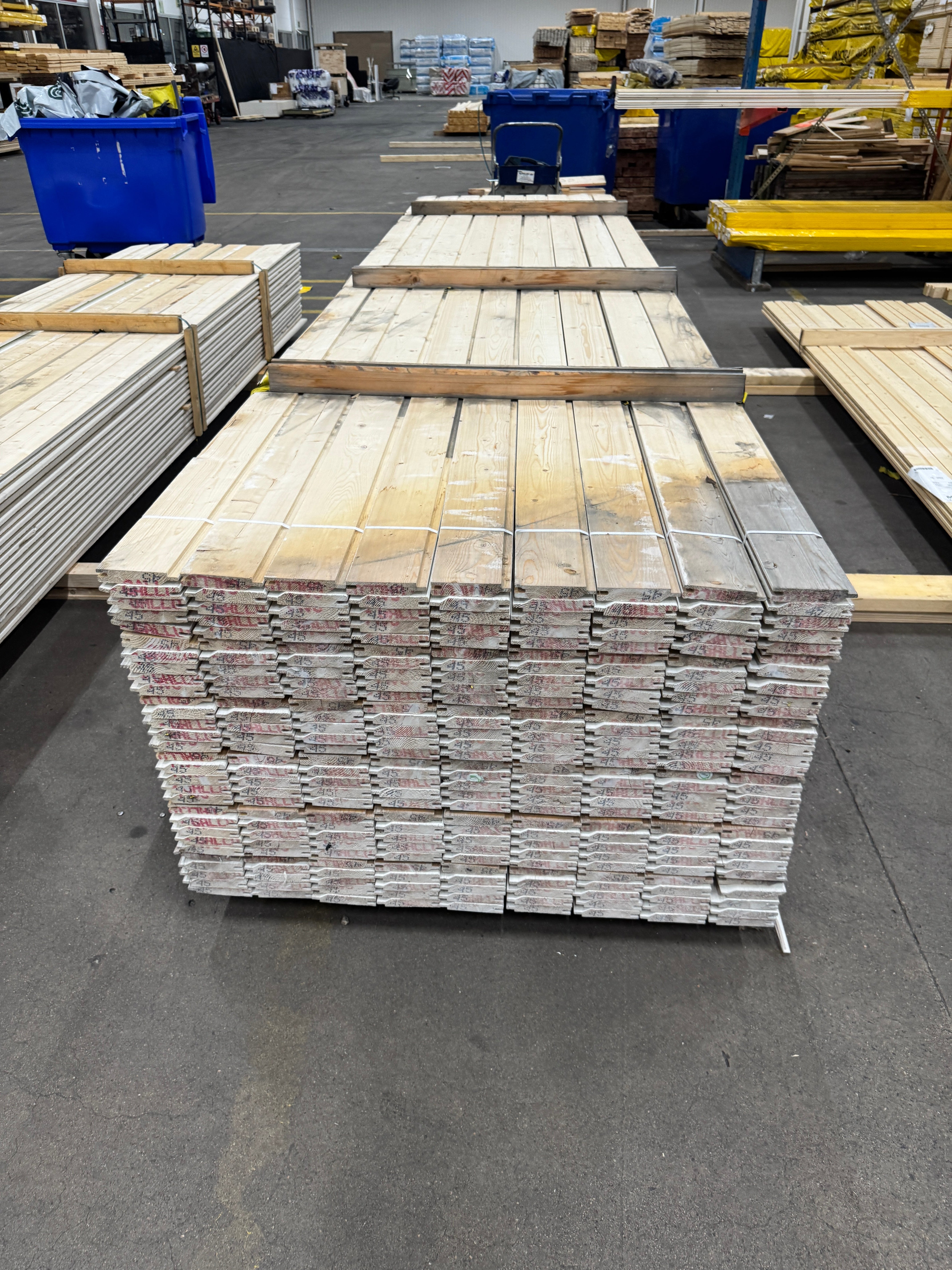 Paket Ytterpanel 22x120mm Vit – 270 st 4,50 m (enkelfasspont)