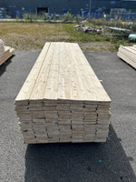 Parti Finsågade Brädor 22x145 mm – 3,60–4,80 m (Andra sortering)