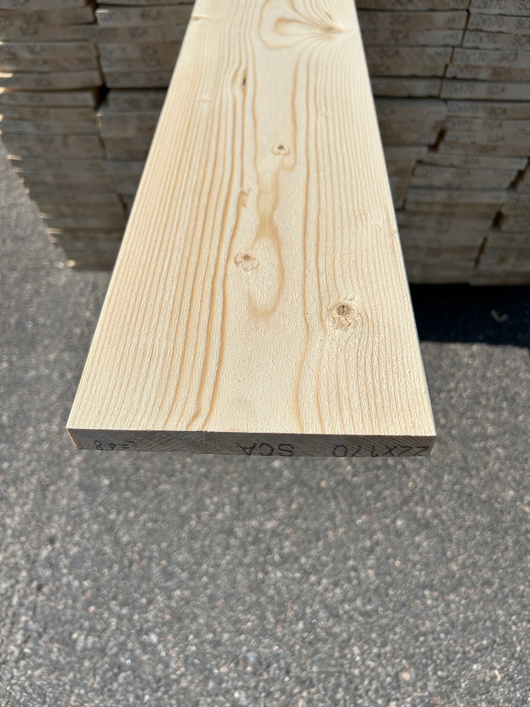 Paket Finsågade Brädor 22x170mm 156st 4.80m Obehandlade