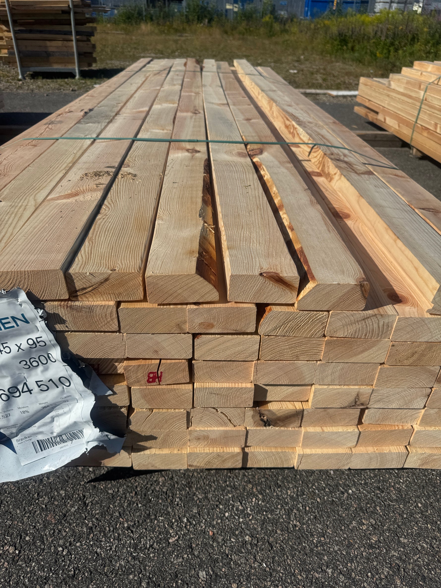 Paket Reglar 45x95mm 2,70-3,60m 92st