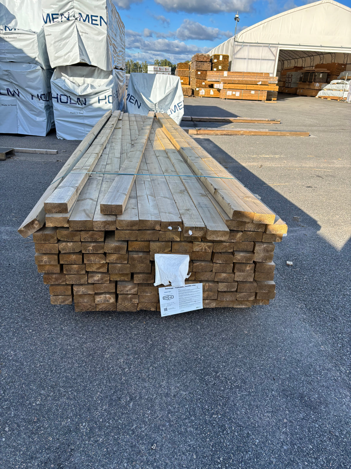Paket Tryckimpregnerade Reglar 45x95mm 4,80m NTR-AB C24, 103st