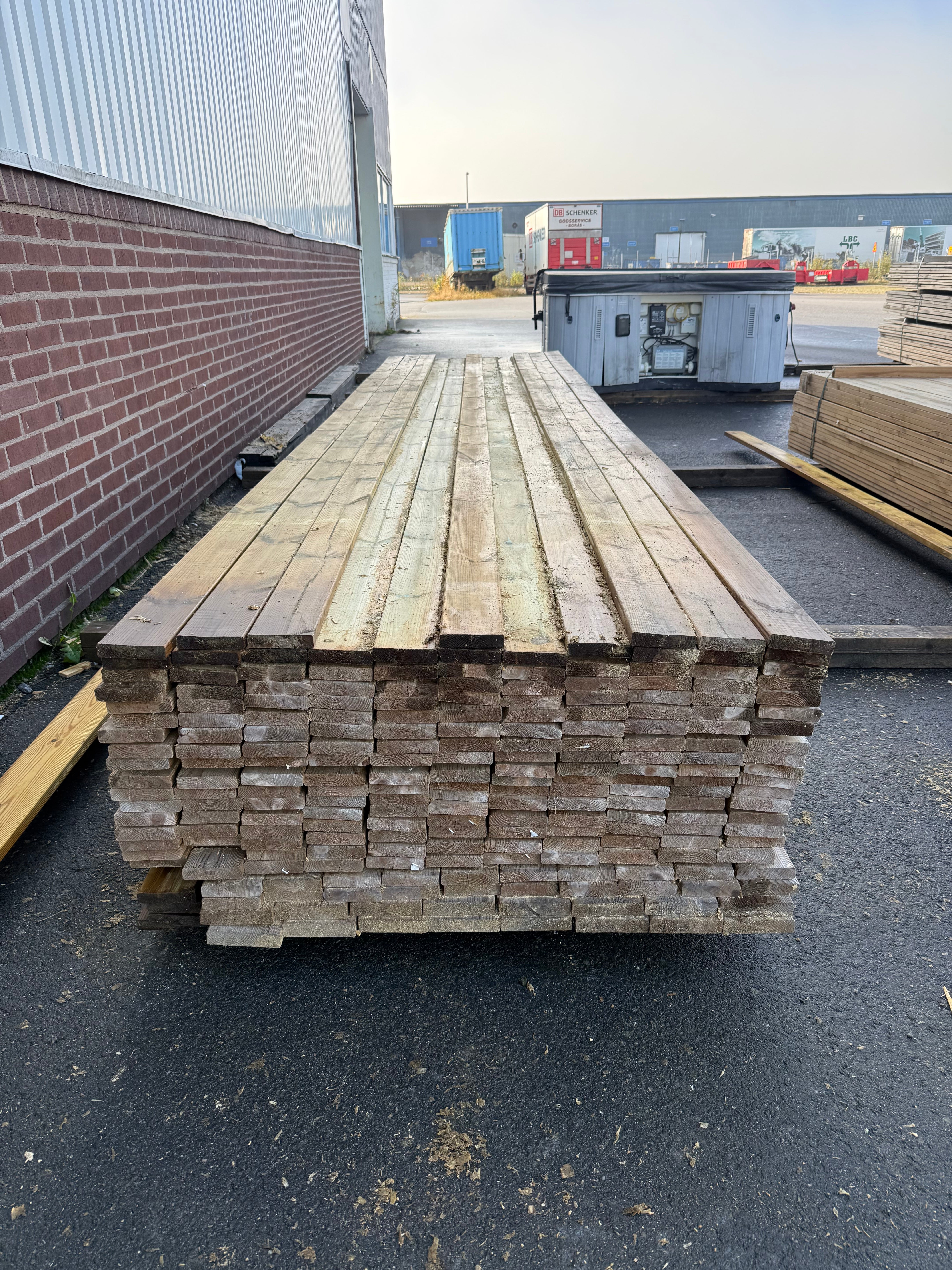 Paket Trall 22x95mm, 227st 4,80m Tryckimpregnerad (NTR AB)