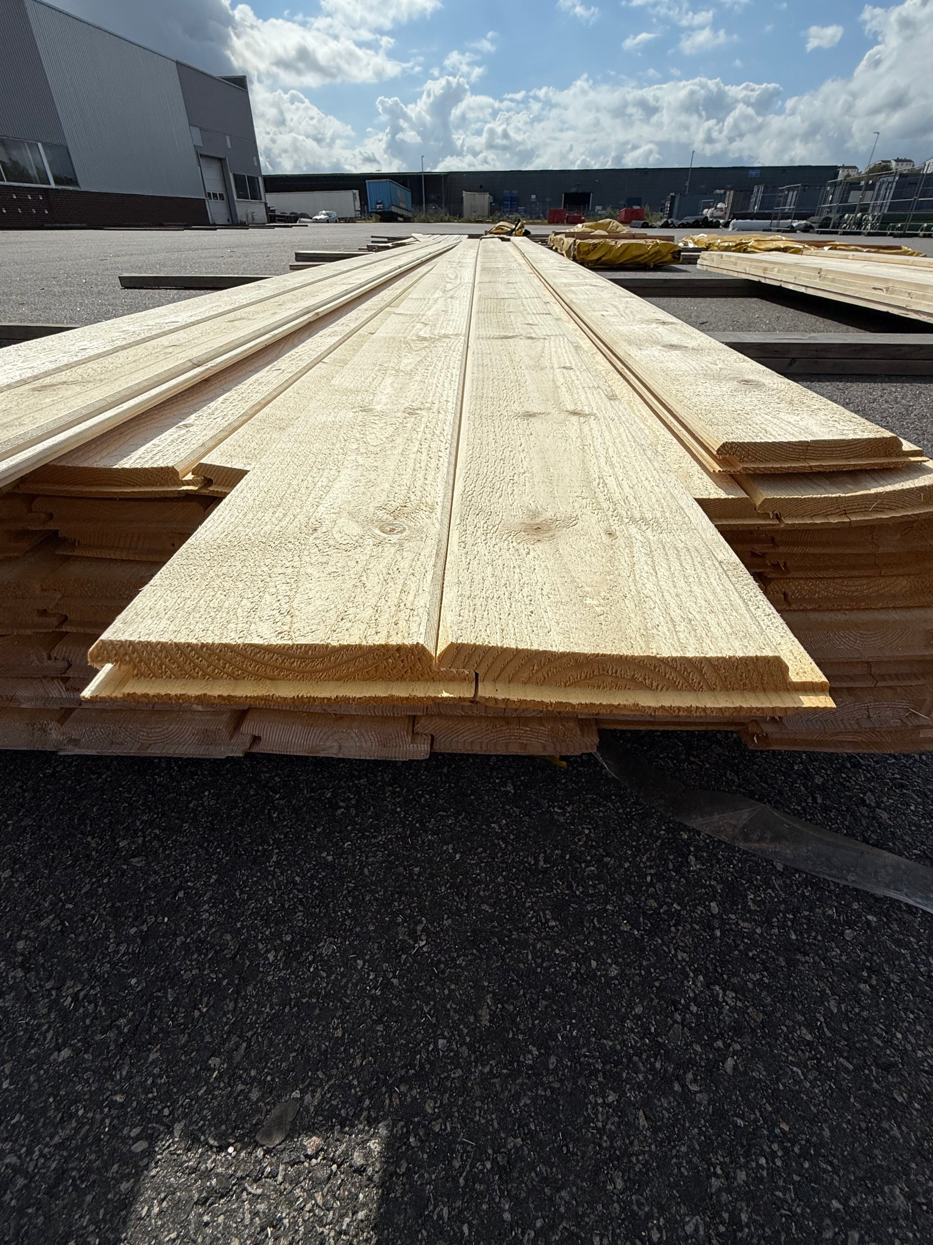 Paket Dubbelfasspont 22x145 – Gran 59 st, 5,4 m