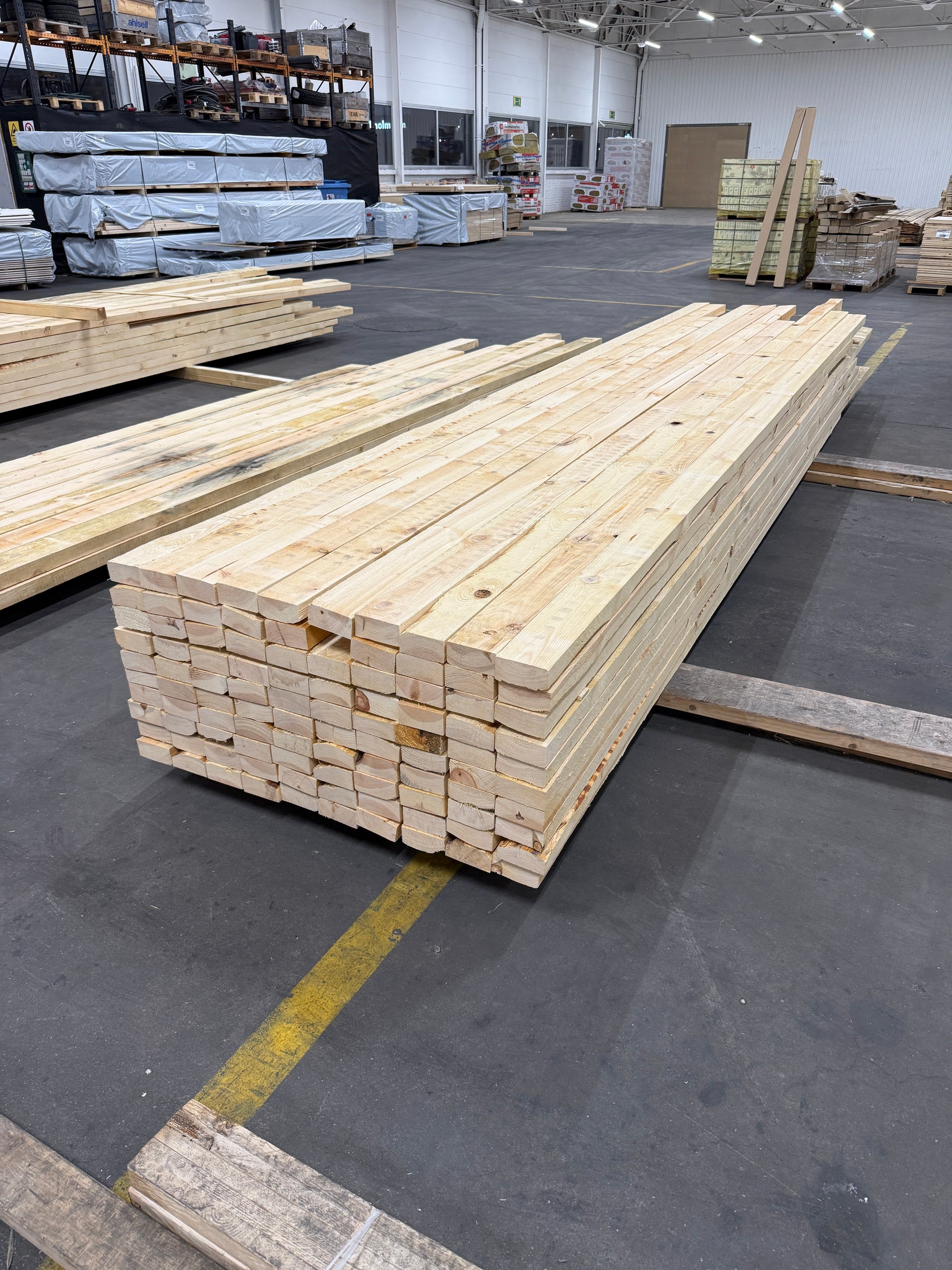 Paket Ohyvlade Reglar 47x100mm (4.20-5.40m) 100st- Furu