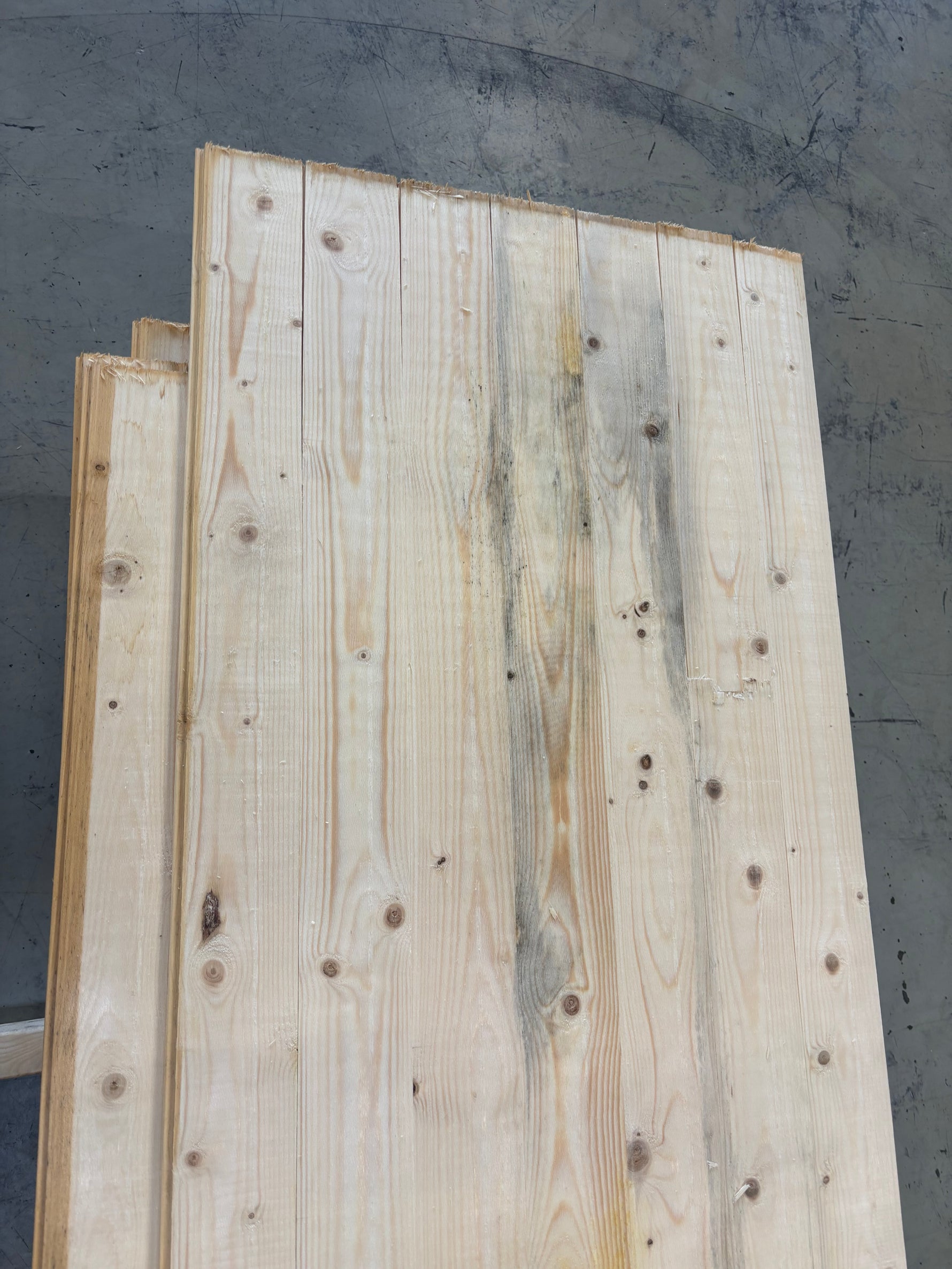 Paket Råspontluckor 20x540x3600mm 23st (Fuktskadat)