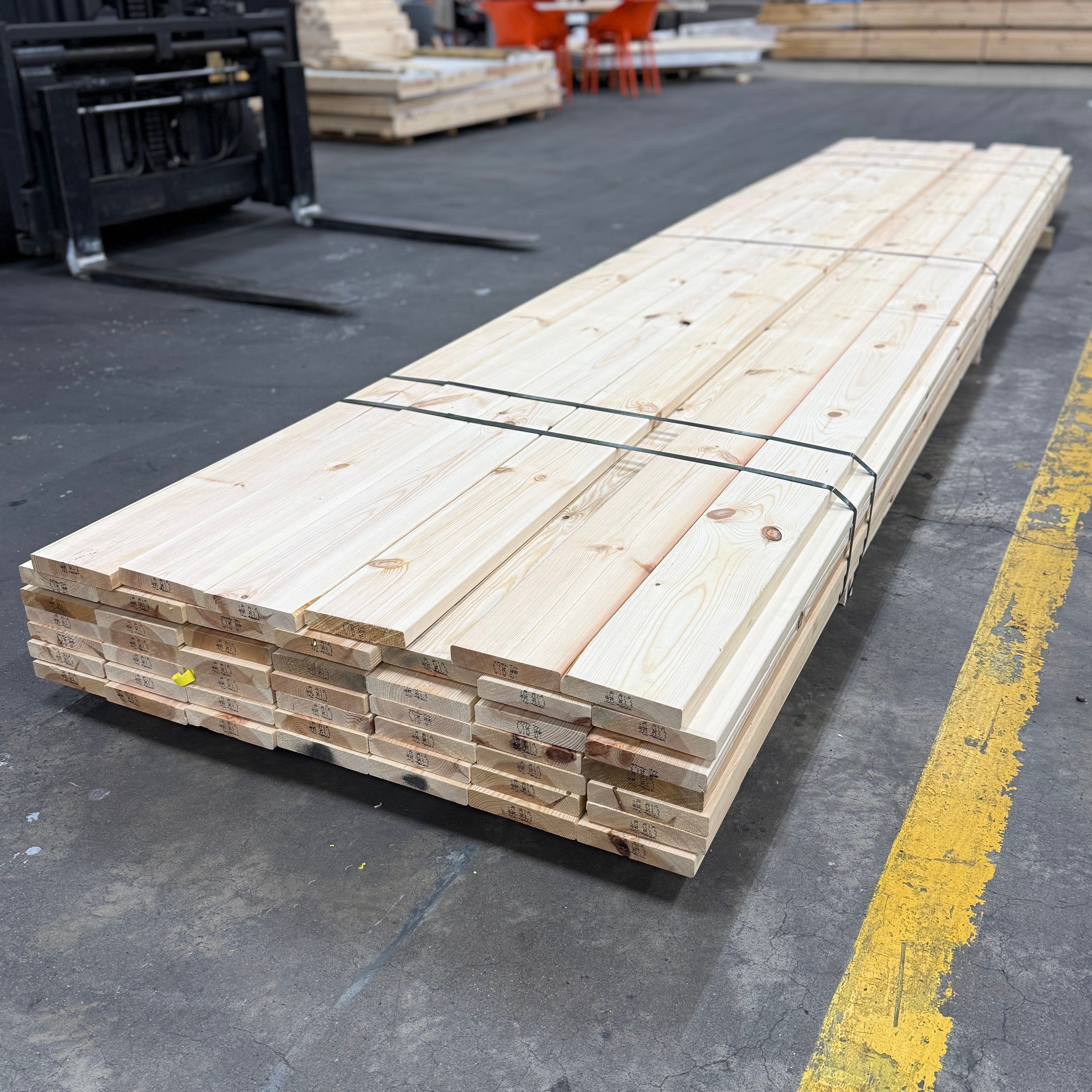 Paket Hyvlade Brädor 27x145mm 4.80m- 48st (Furu) B- sortering