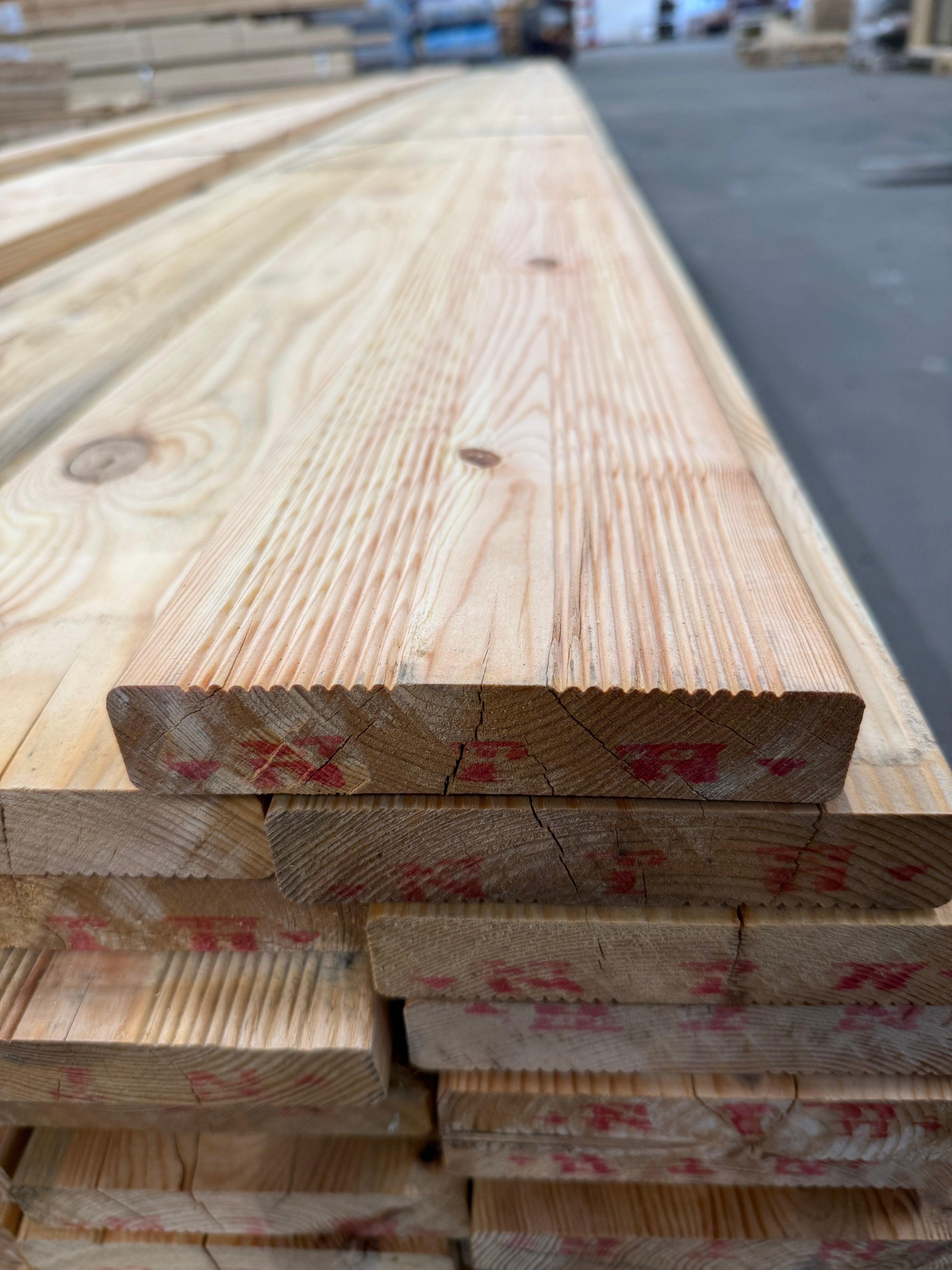 Paket Rillade Brädor 27x145mm 5.10- 73st (Furu) B- sortering