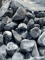 2 Pall Dekorsten Svart Granit 20–40mm 85 Säckar